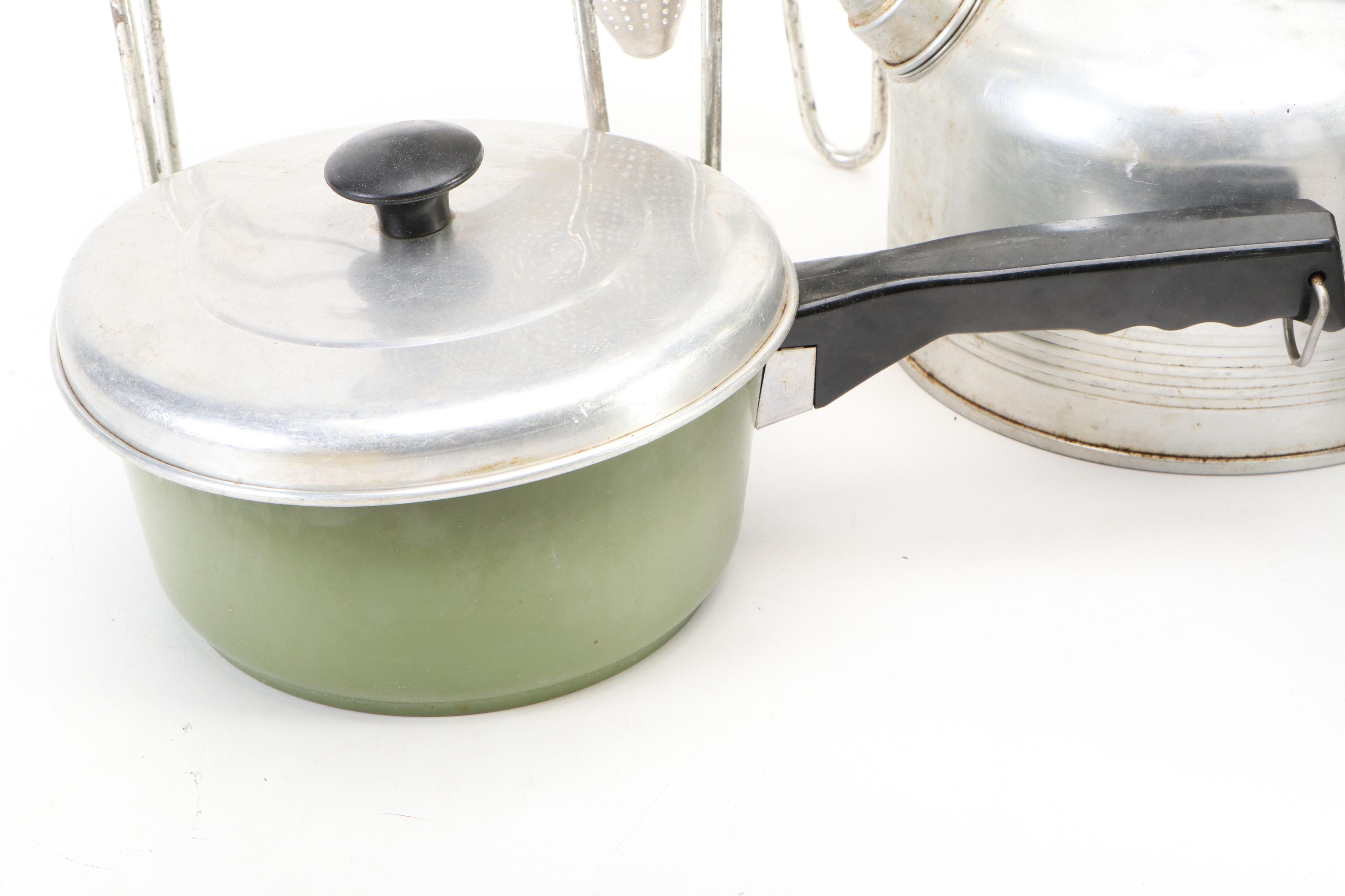 Mirro Aluminum Company Four Quart Pressure Cooker and Other Kitchen Gadgets