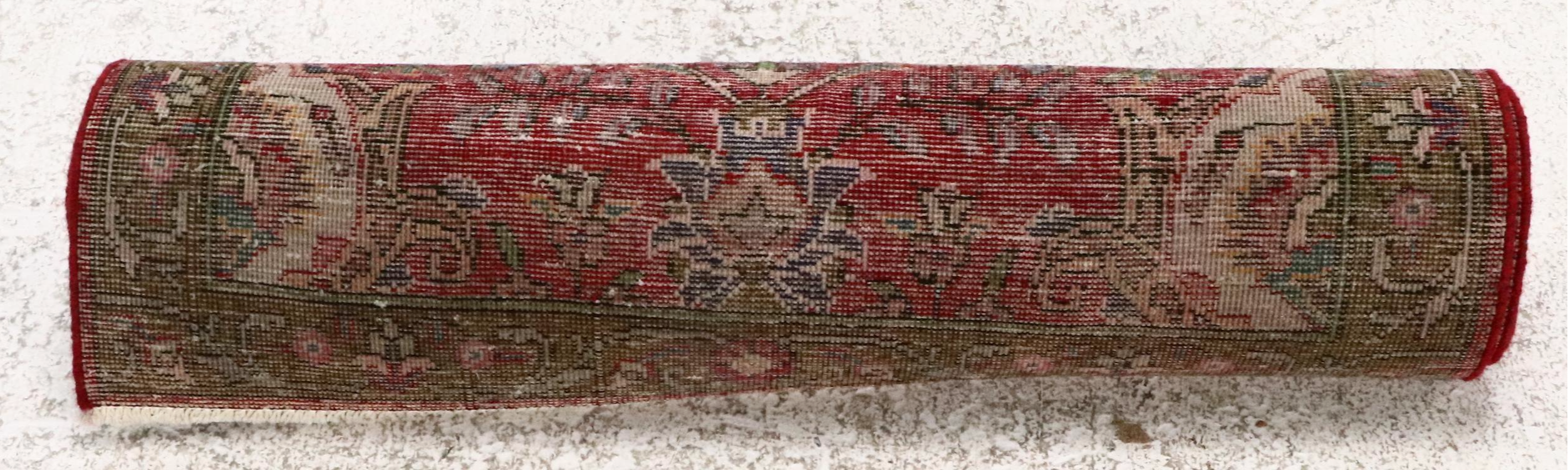 3'1 x 12'6 Hand-Knotted Persian Malayer Long Rug