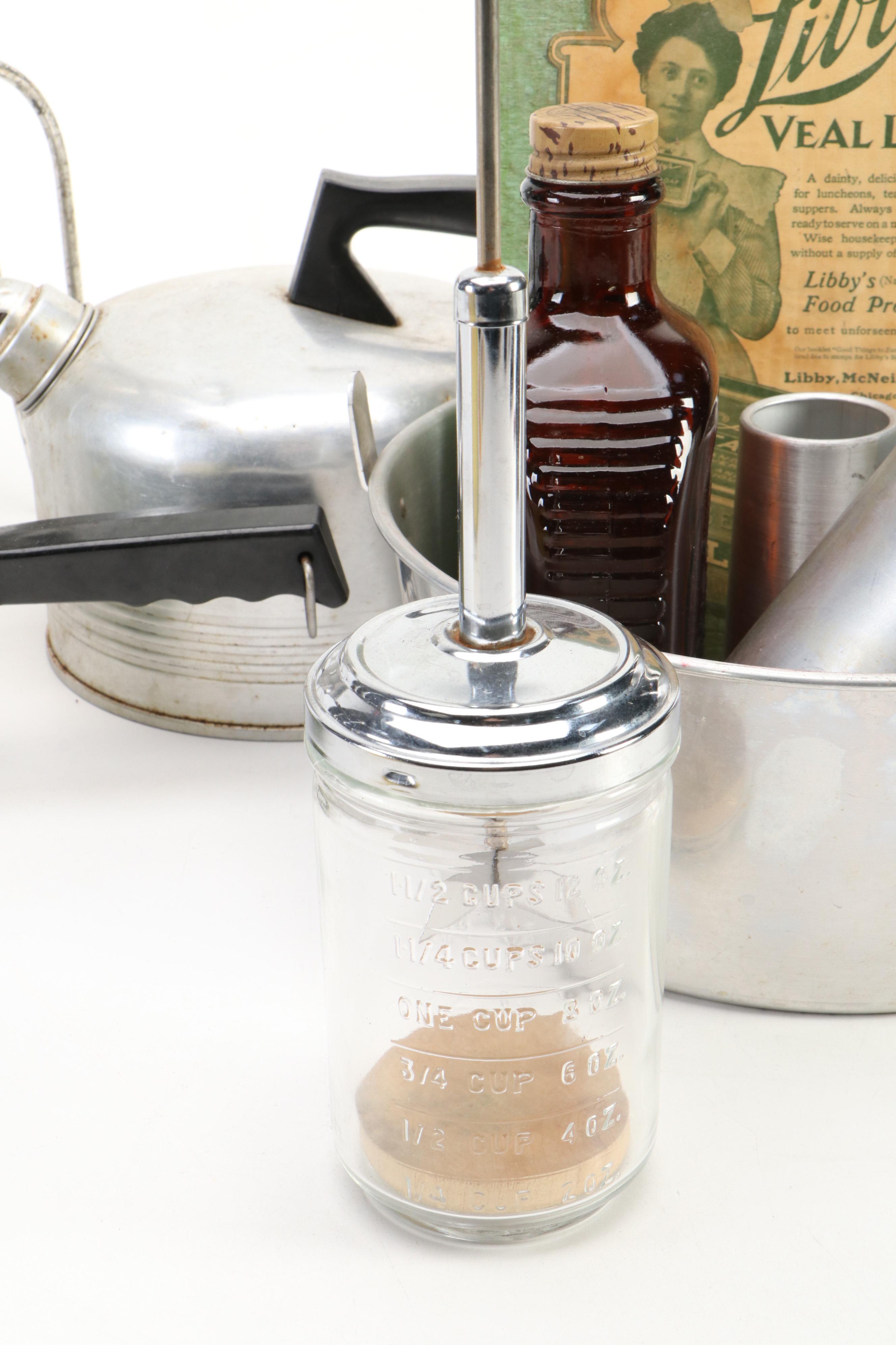 Mirro Aluminum Company Four Quart Pressure Cooker and Other Kitchen Gadgets