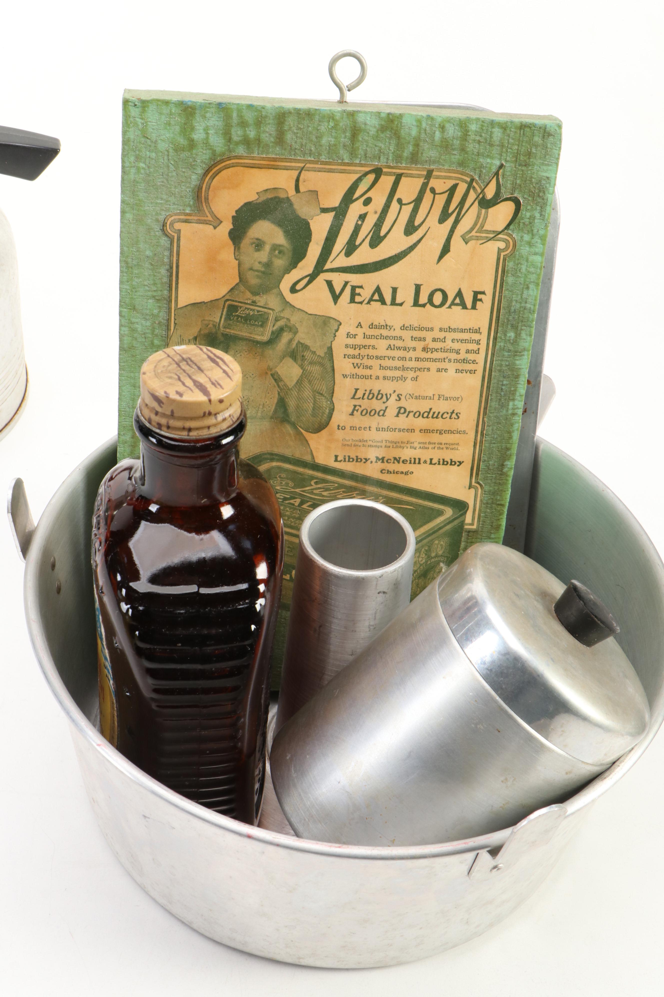 Mirro Aluminum Company Four Quart Pressure Cooker and Other Kitchen Gadgets