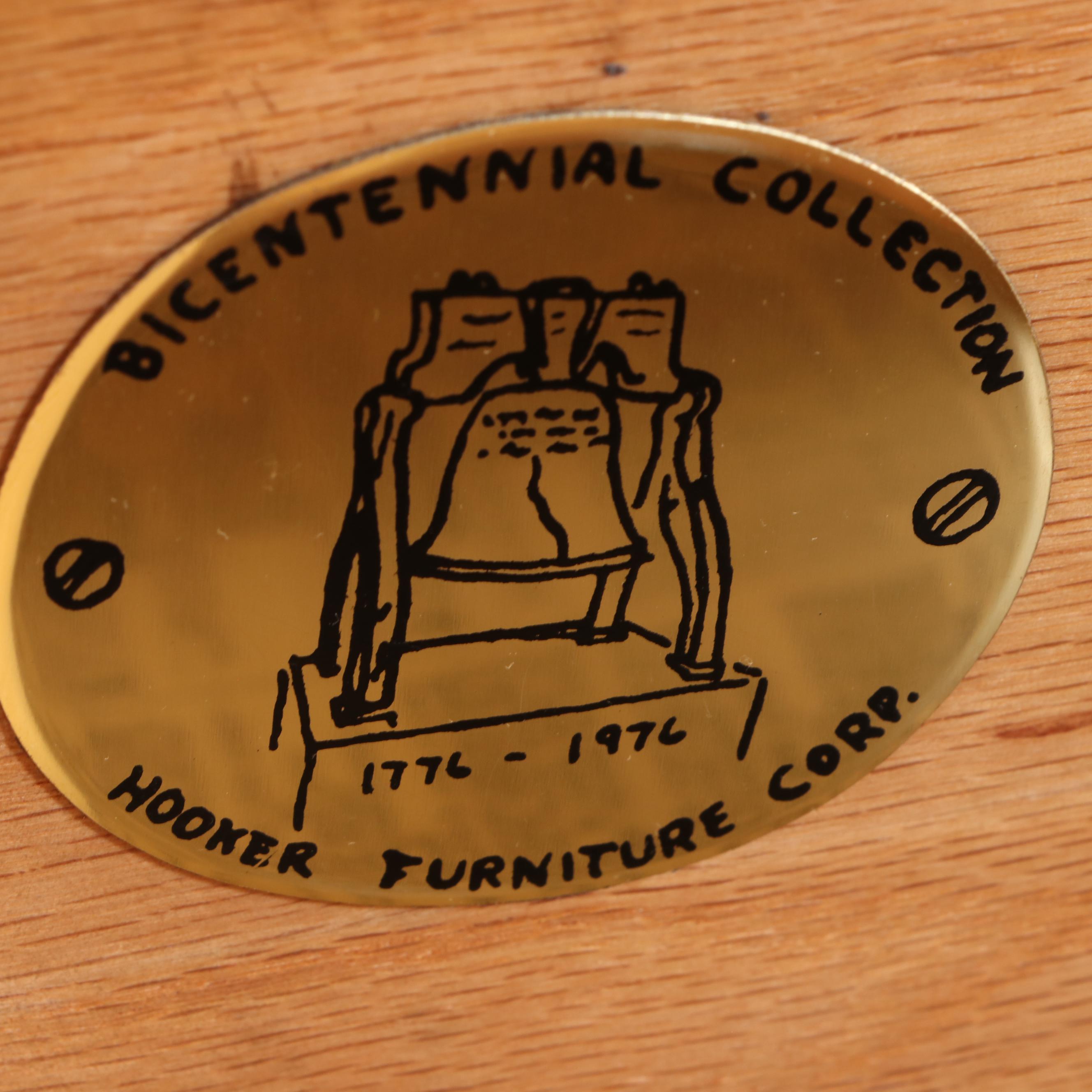 Hooker Furniture Bicentennial Collection Pine Dresser with Mirror, Late 20th C.