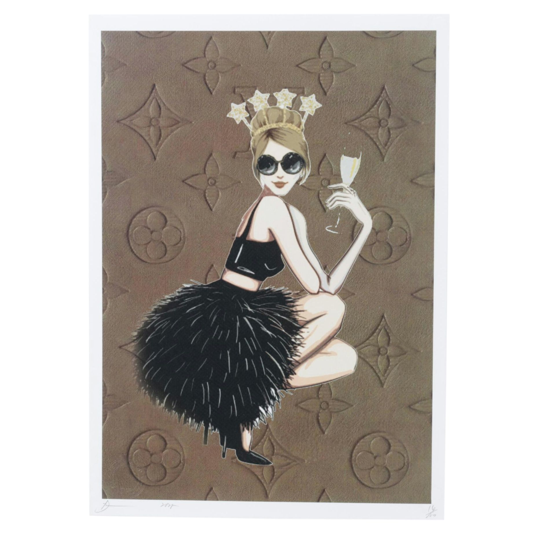 Death NYC Pop Art Homage to Louis Vuitton, 2025