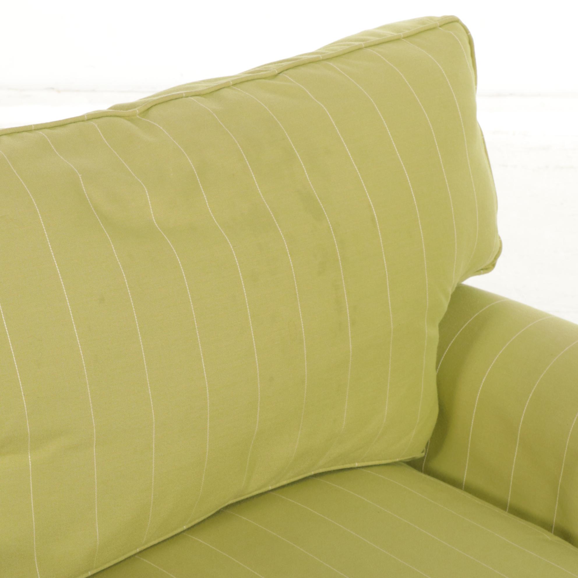 Crate & Barrel Slip Covered Armchair