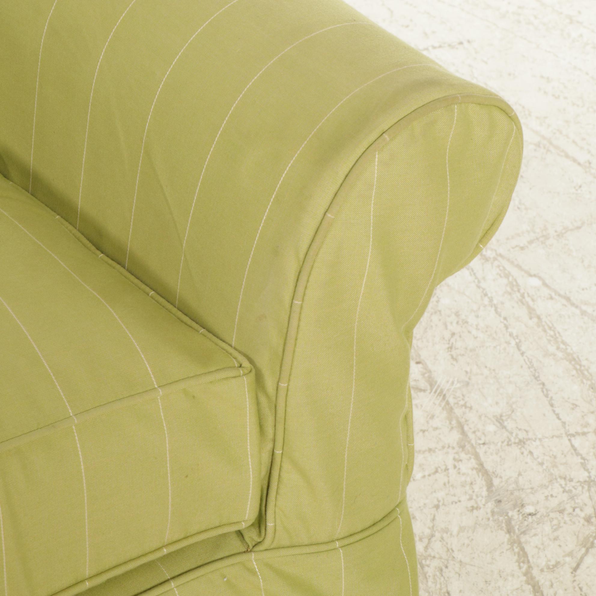 Crate & Barrel Slip Covered Armchair