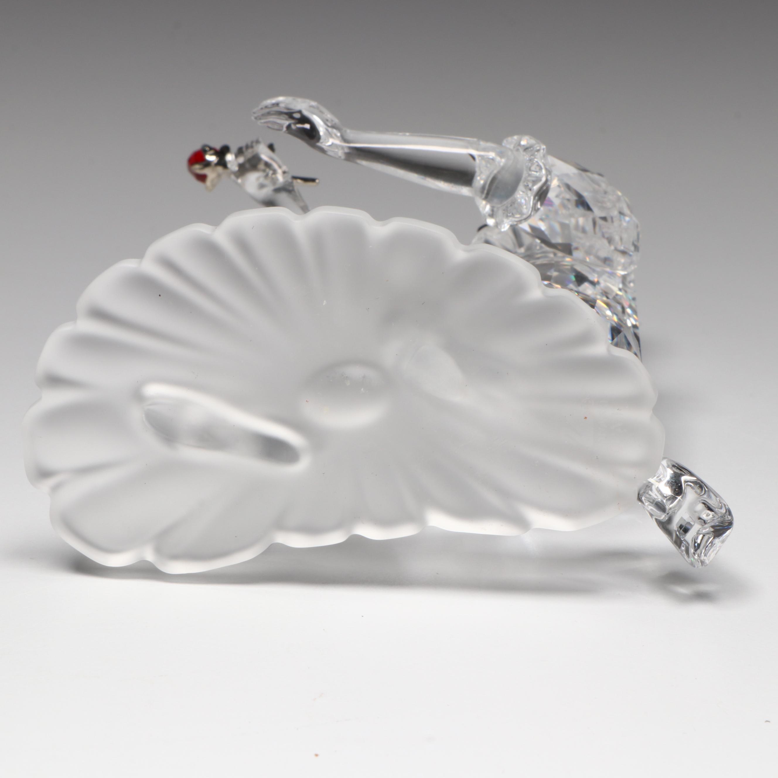 Swarovski Masquerade "Harlequin" Figurine with Rogaška Crystal Vase