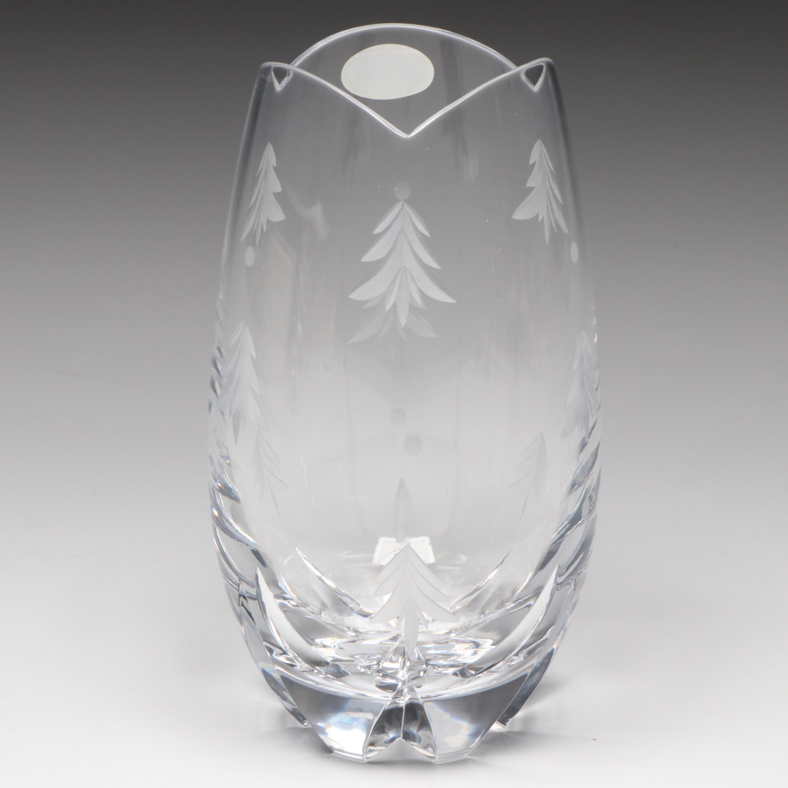 Swarovski Masquerade "Harlequin" Figurine with Rogaška Crystal Vase