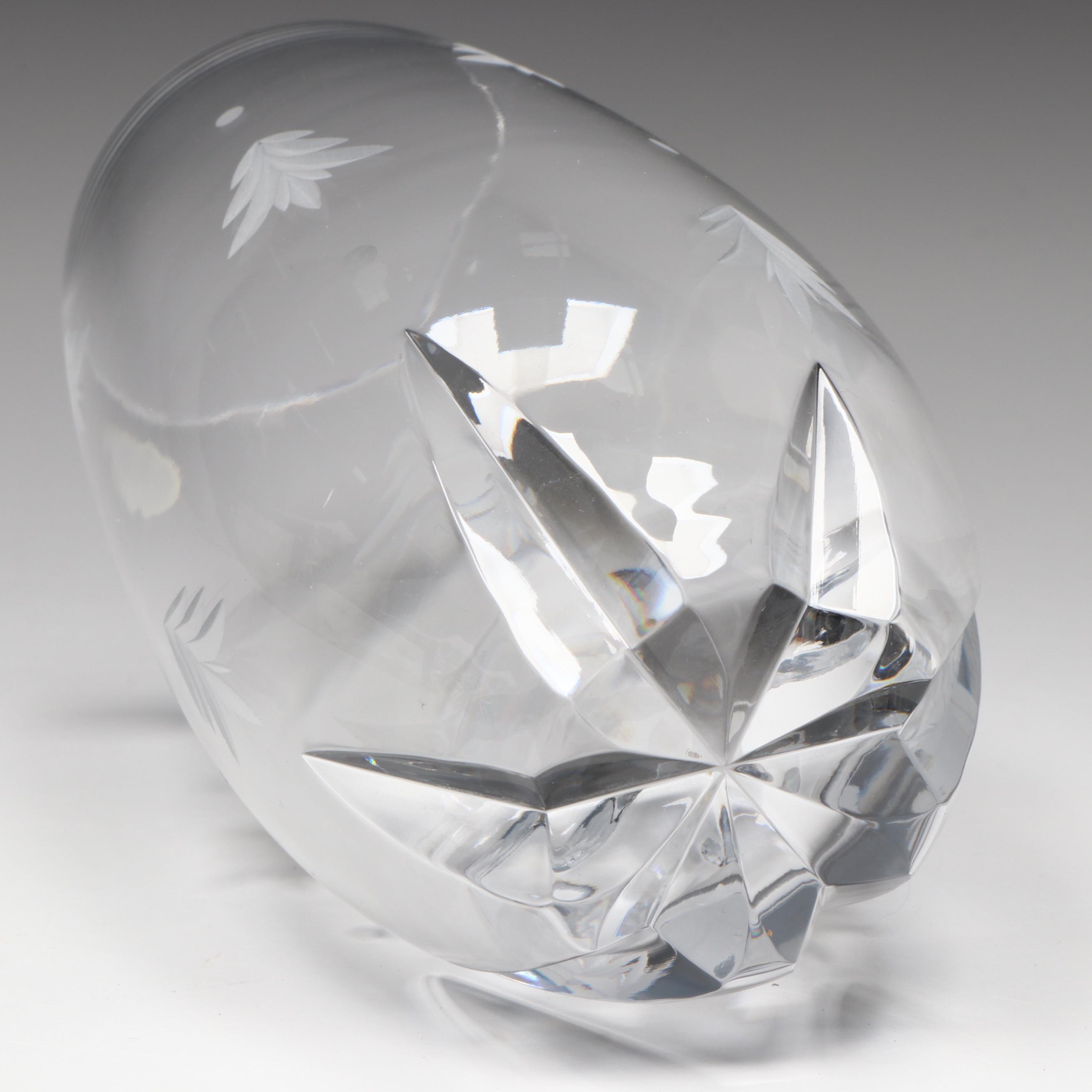 Swarovski Masquerade "Harlequin" Figurine with Rogaška Crystal Vase