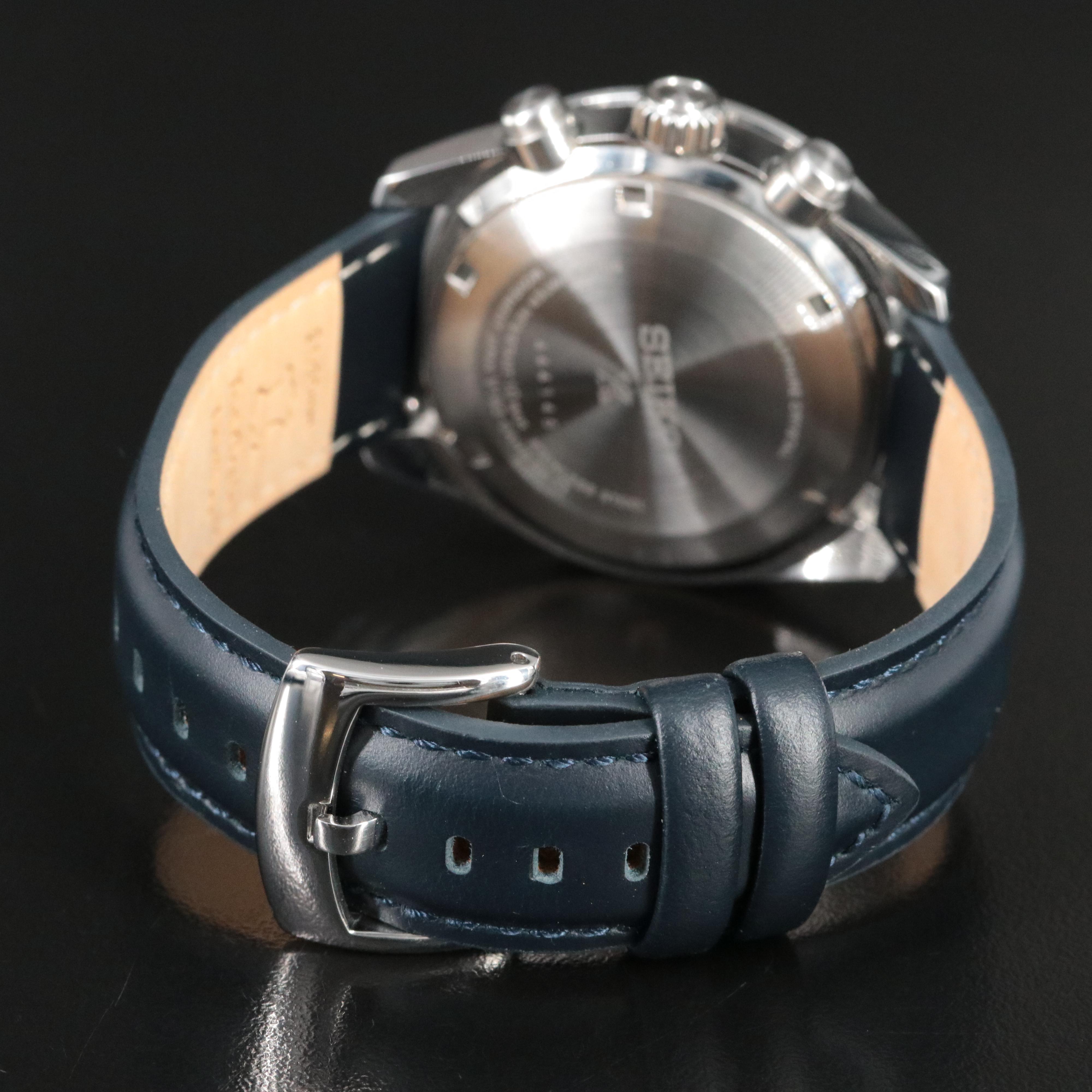 Seiko Prospex Speedtimer SSC939 Grey 41.5mm Steel Quartz Watch