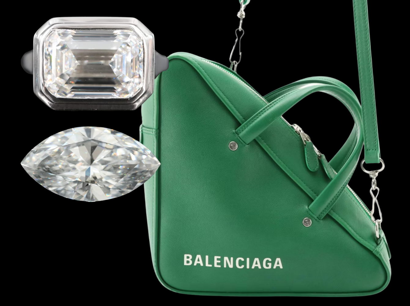 Designer Handbags, Fine Jewelry & Loose Gemstones