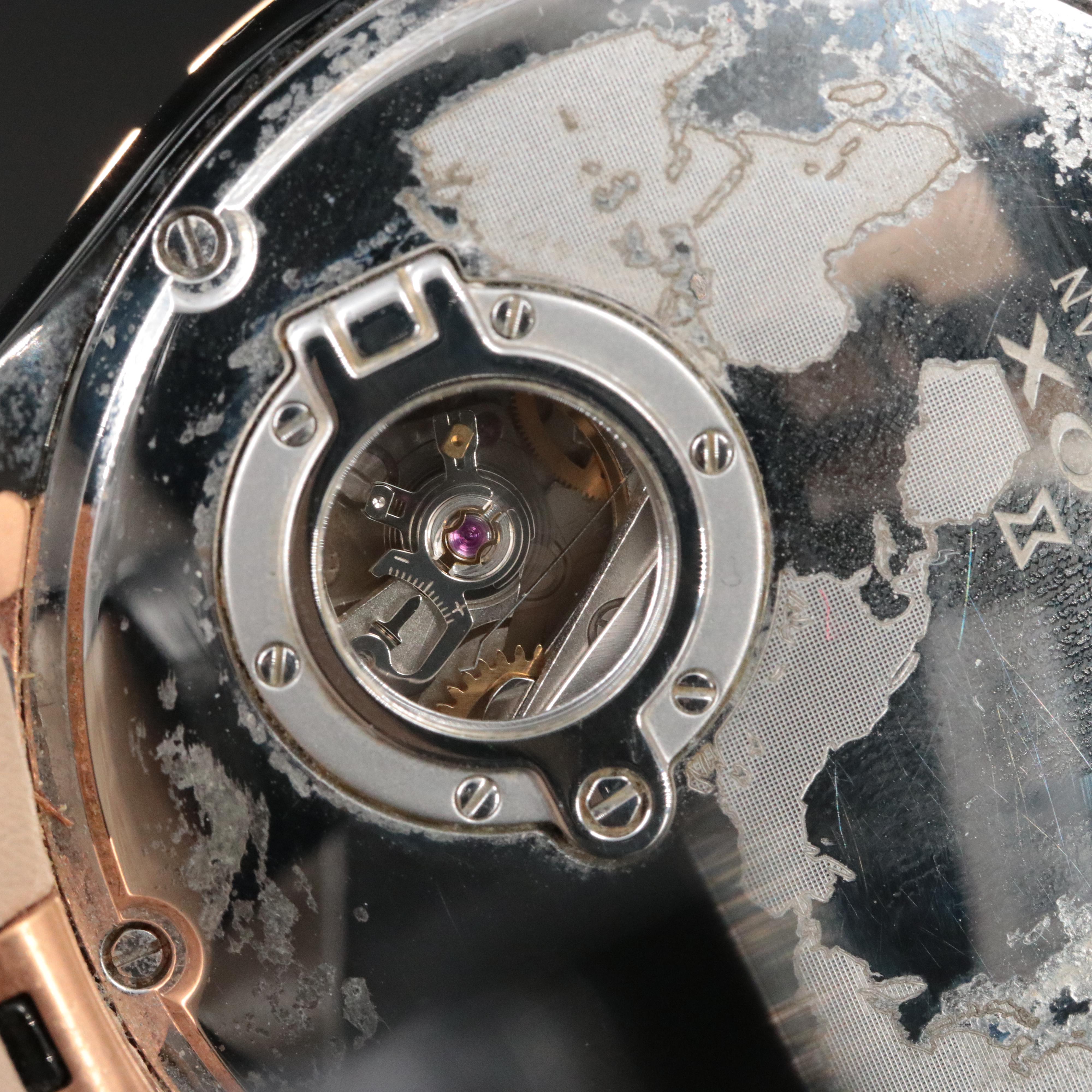 Edox Grand Ocean Chronograph Grey 48mm PVD Steel Automatic Watch