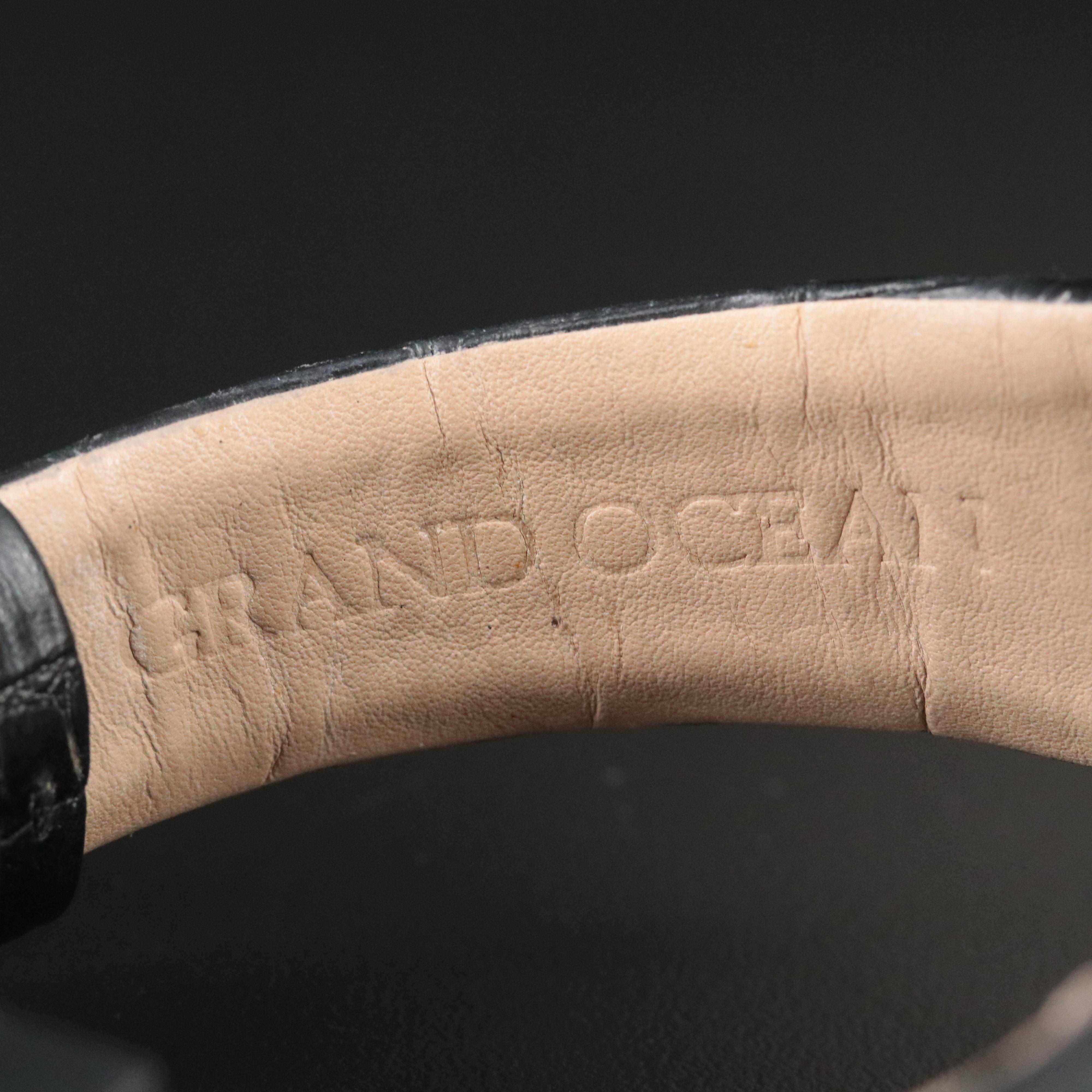 Edox Grand Ocean Chronograph Grey 48mm PVD Steel Automatic Watch