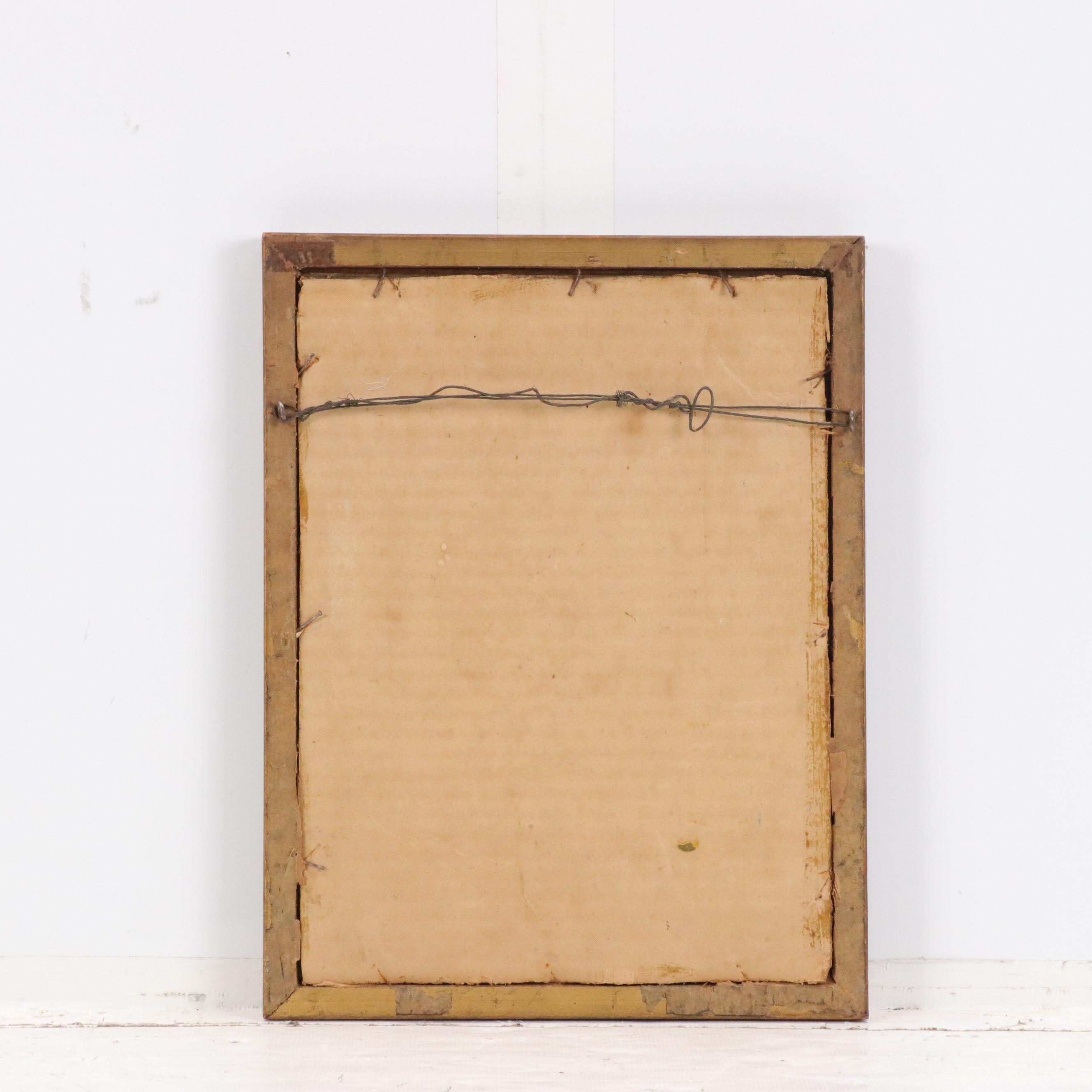 Frank S. Dobbs Venetian Cityscape Oil Painting, 1934