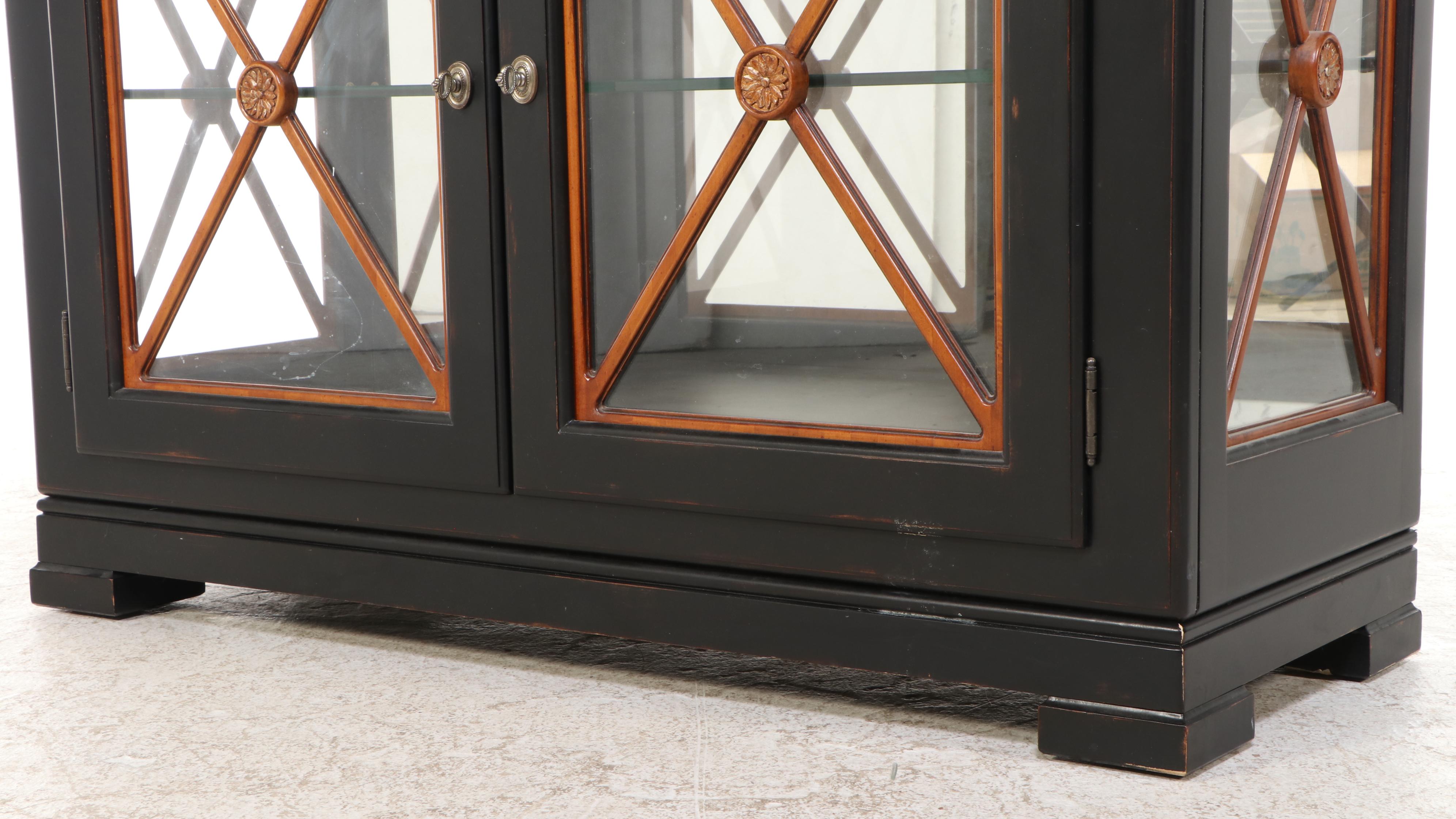 Lillian August for Drexel-Heritage Painted Wood Display Cabinet