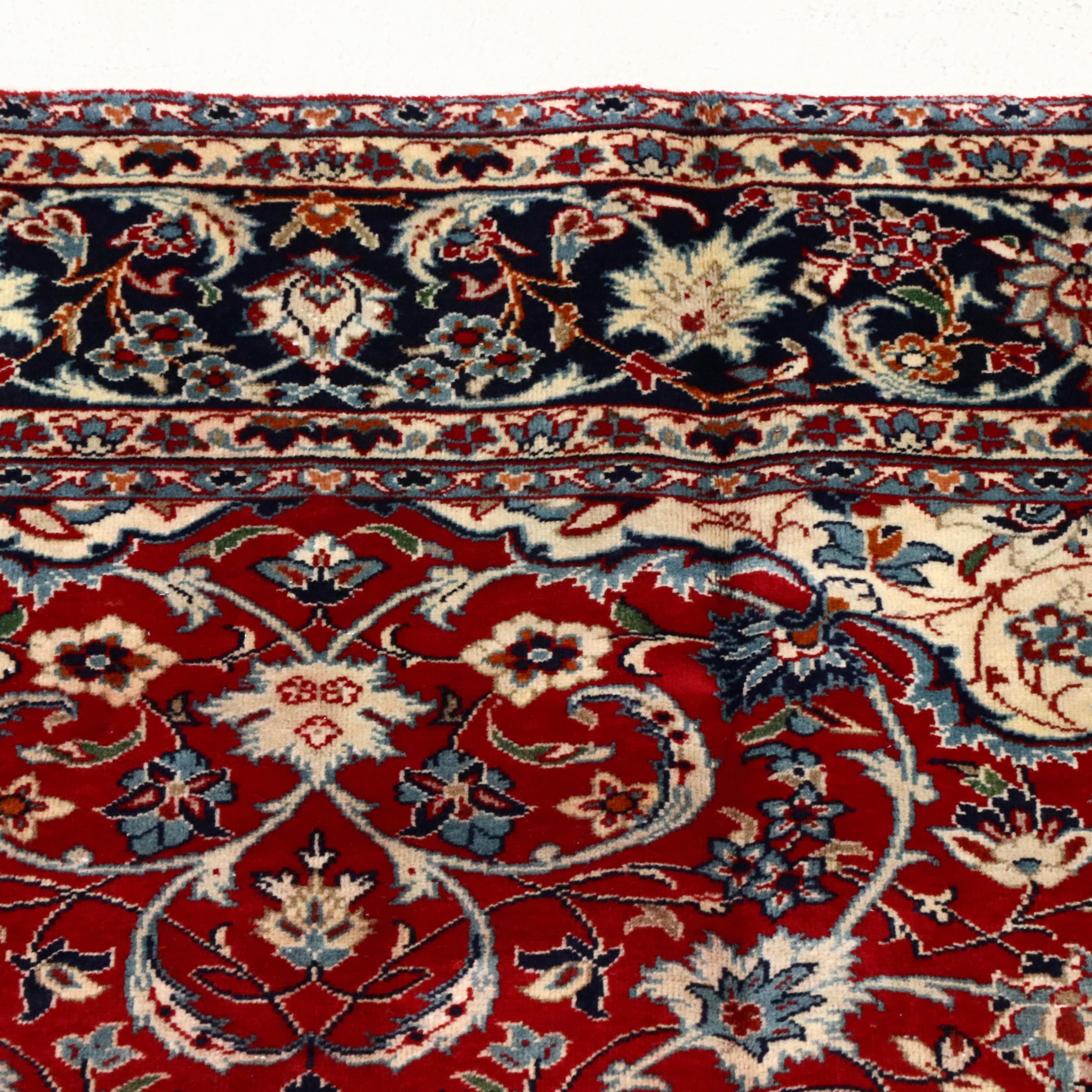 7'7 x 11'3 Hand-Knotted Persian Nain Area Rug