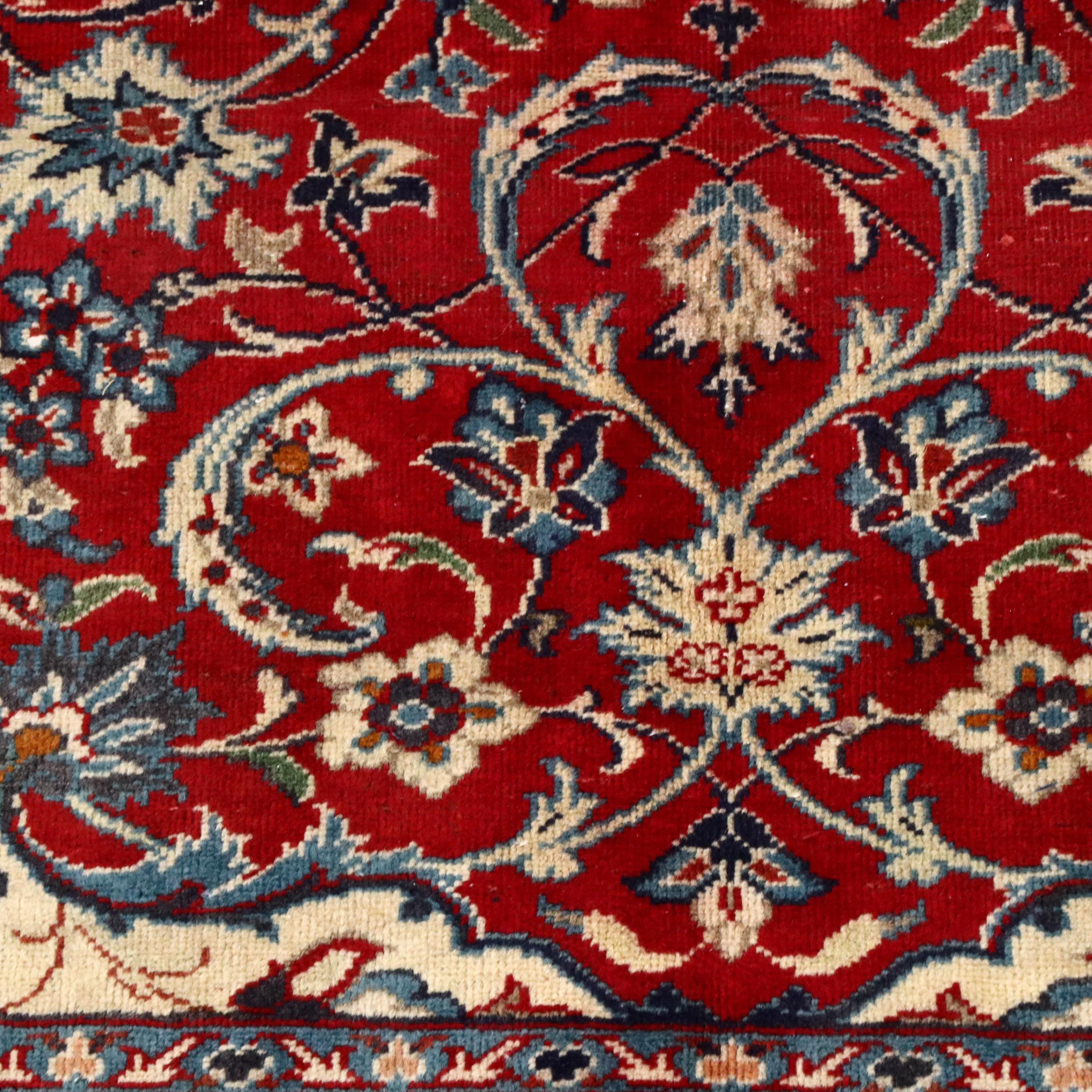 7'7 x 11'3 Hand-Knotted Persian Nain Area Rug