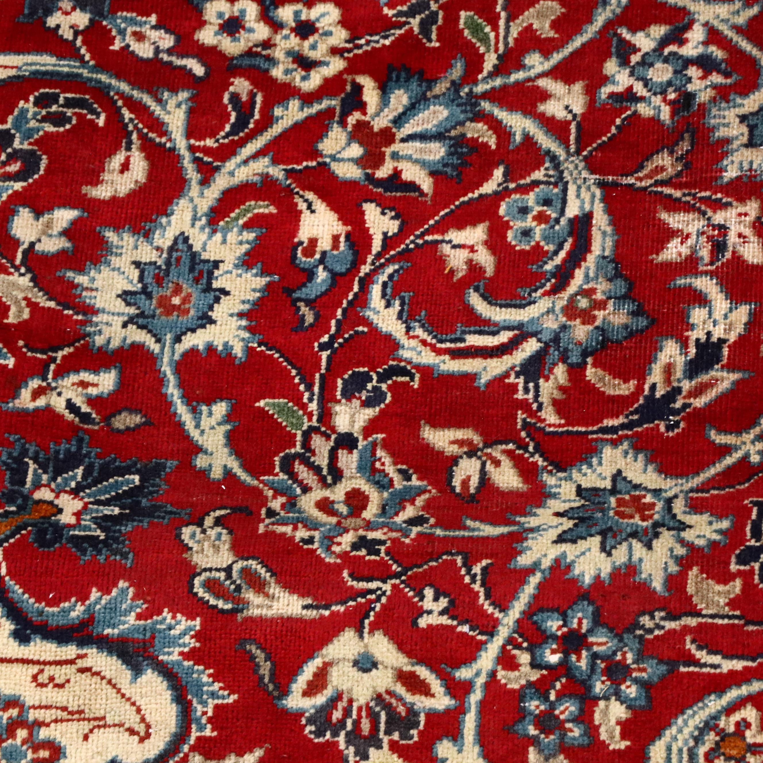 7'7 x 11'3 Hand-Knotted Persian Nain Area Rug