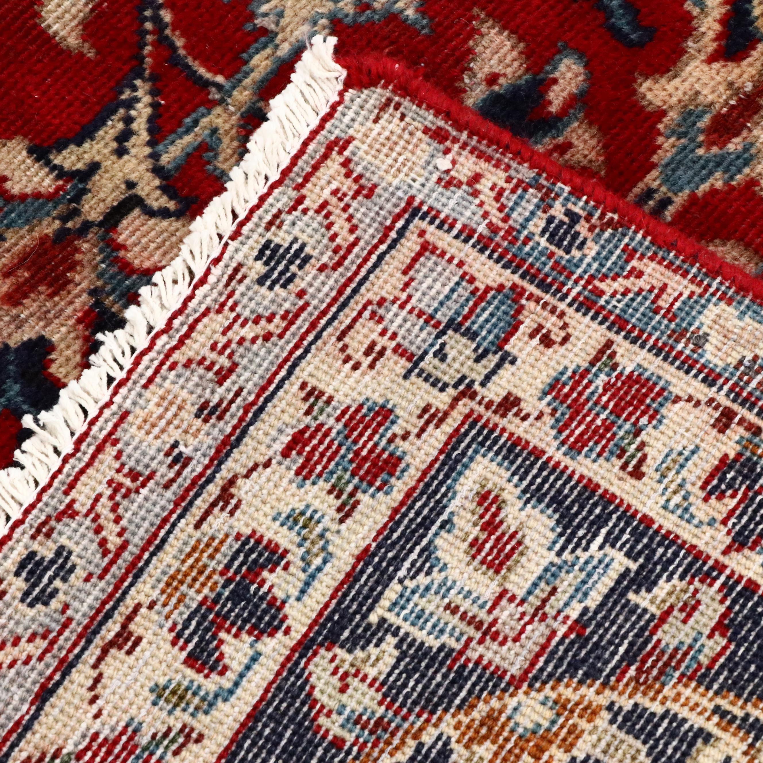 7'7 x 11'3 Hand-Knotted Persian Nain Area Rug