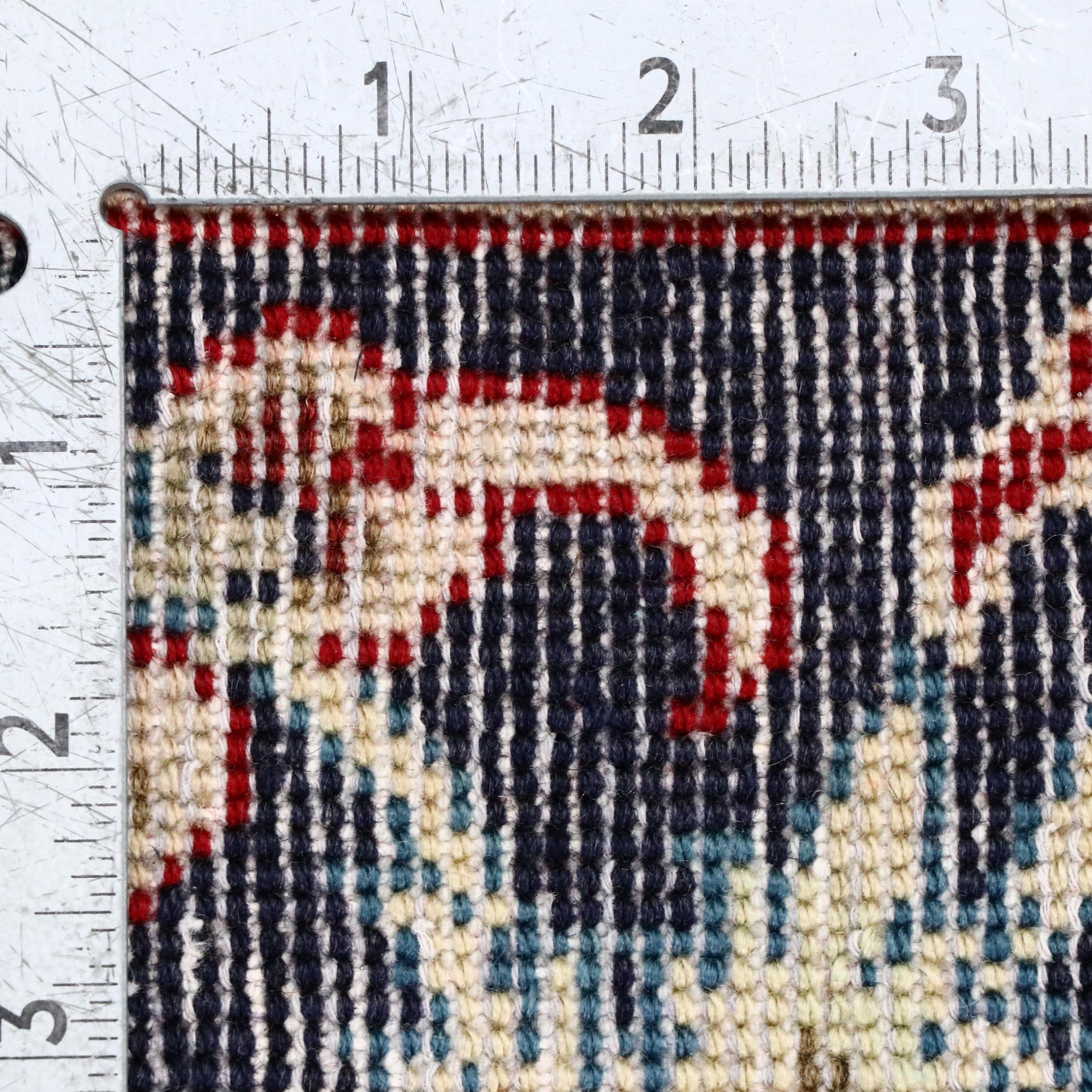 7'7 x 11'3 Hand-Knotted Persian Nain Area Rug