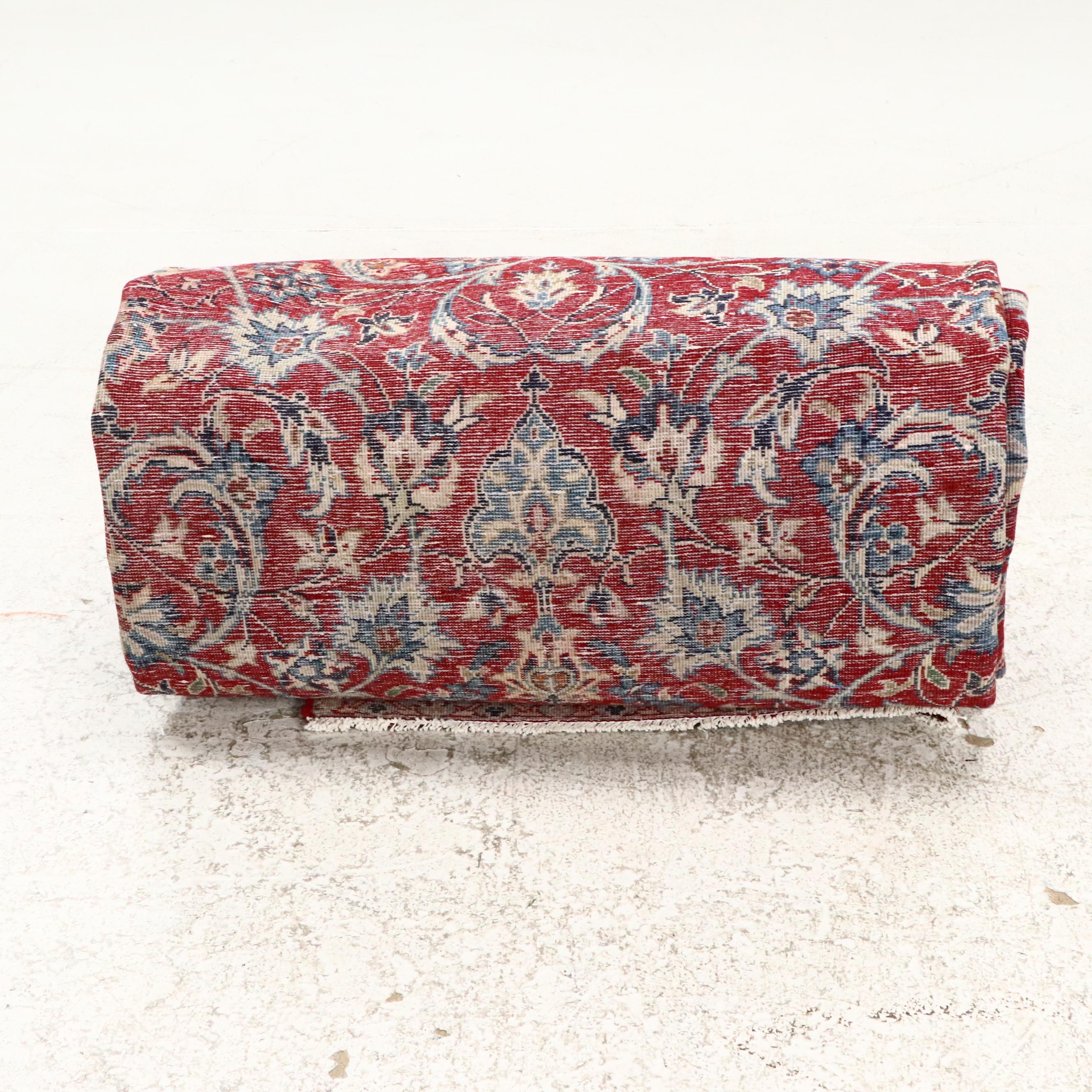 7'7 x 11'3 Hand-Knotted Persian Nain Area Rug