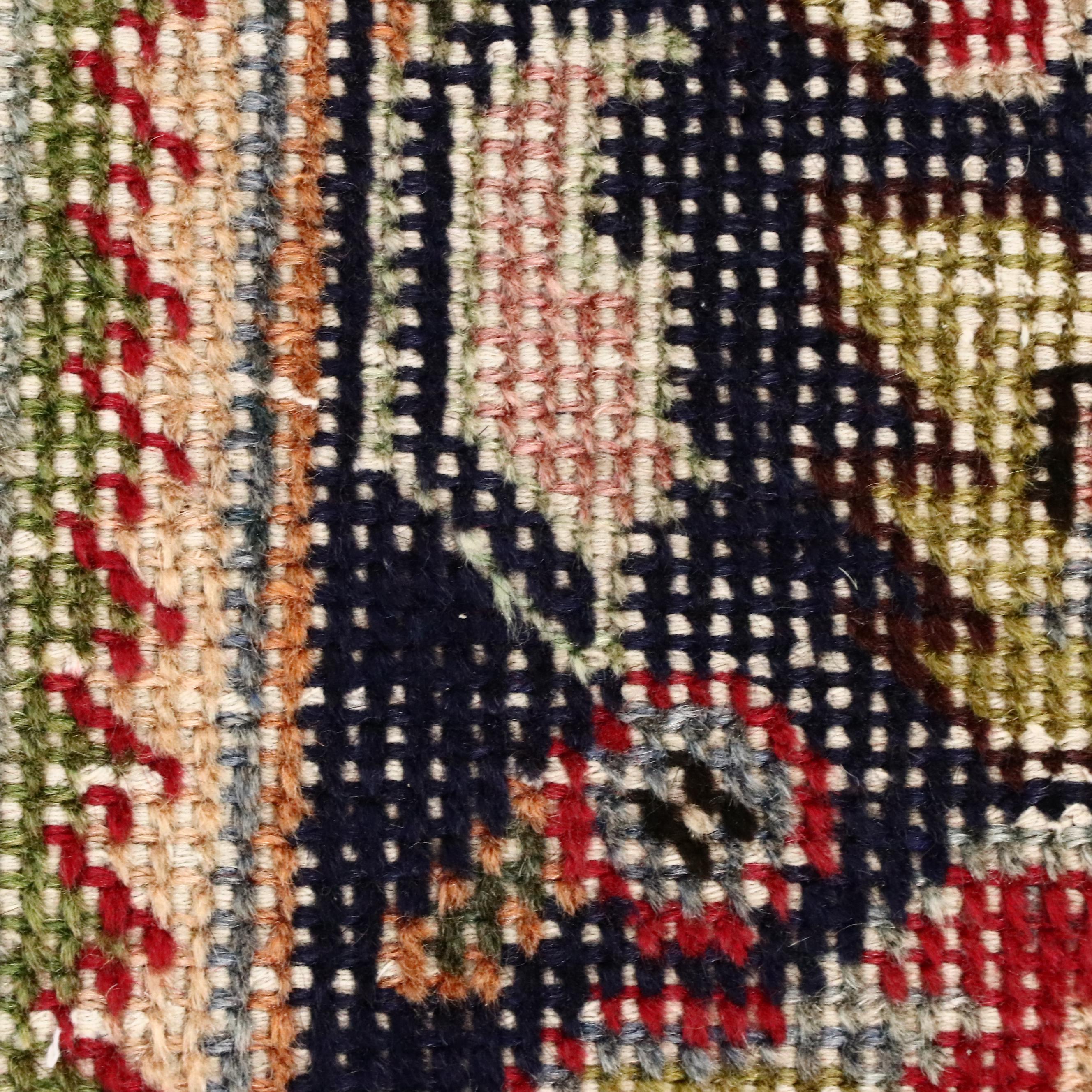 9'9 x 12'5 Hand-Knotted Persian Heriz Room-Sized Rug