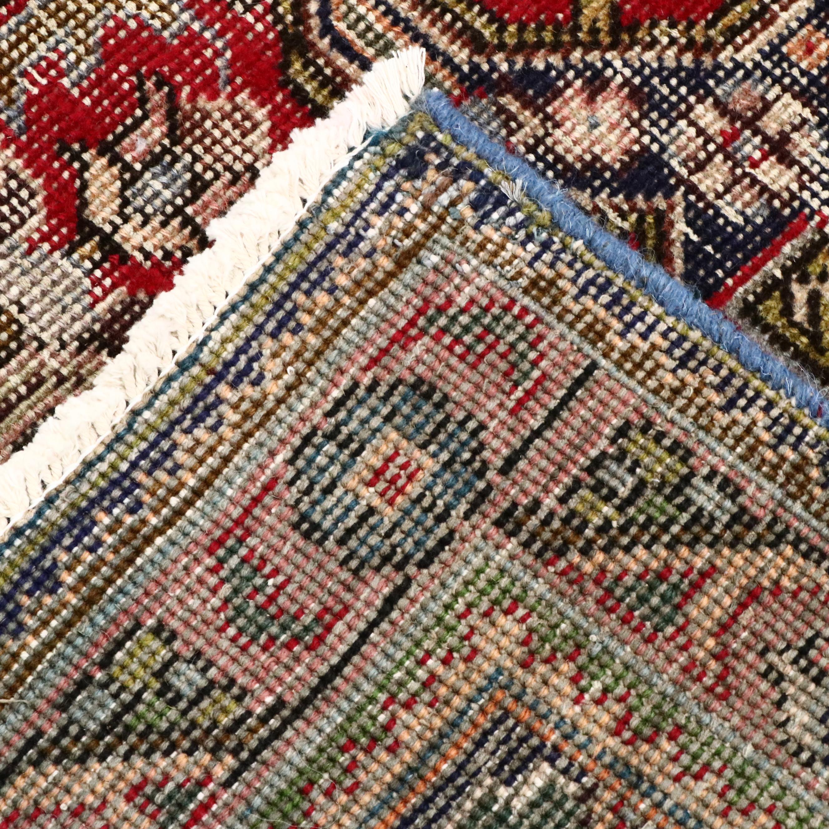 9'9 x 12'5 Hand-Knotted Persian Heriz Room-Sized Rug