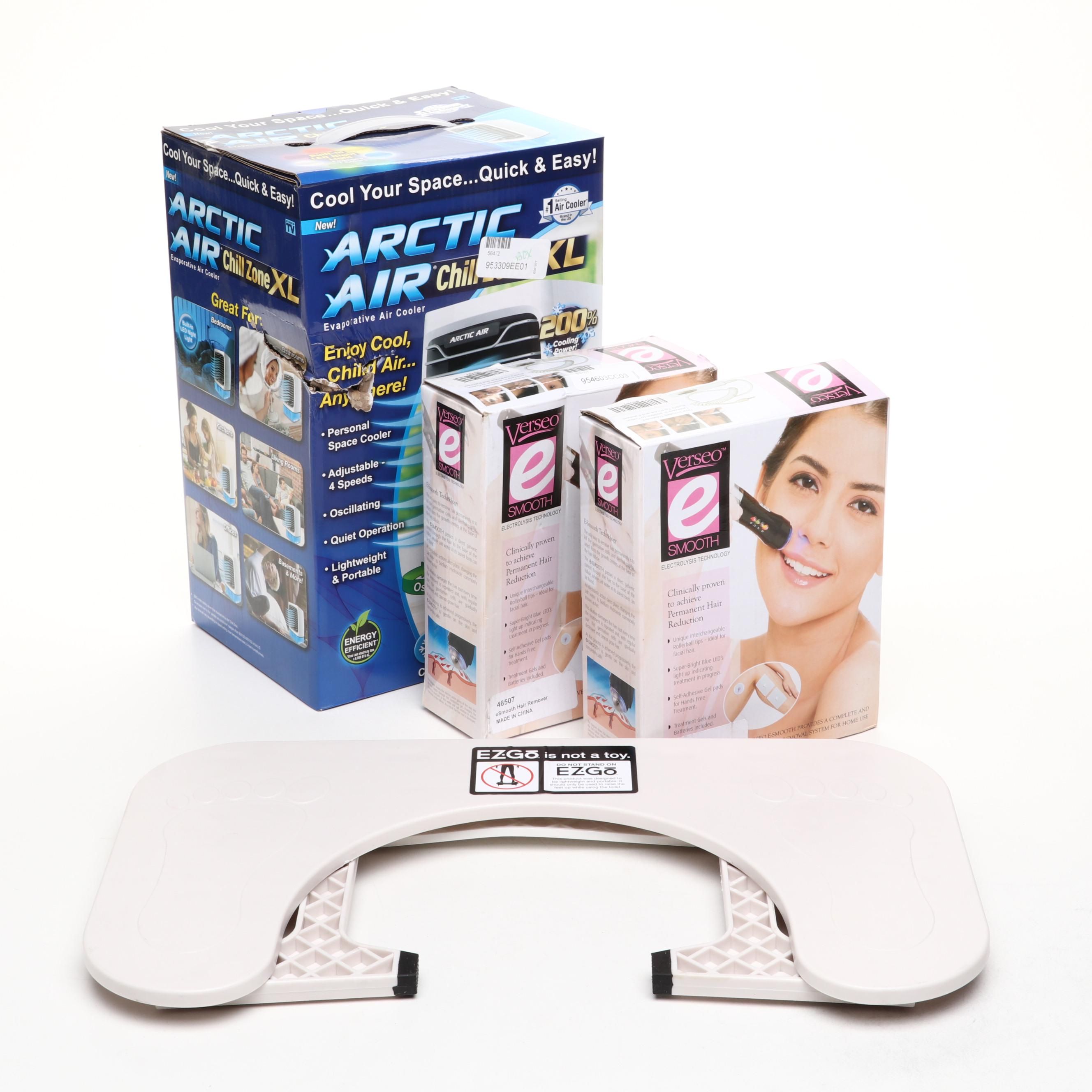 Arctic Air Chill Zone XL Evaporative Air Cooler with Other Home Accessories