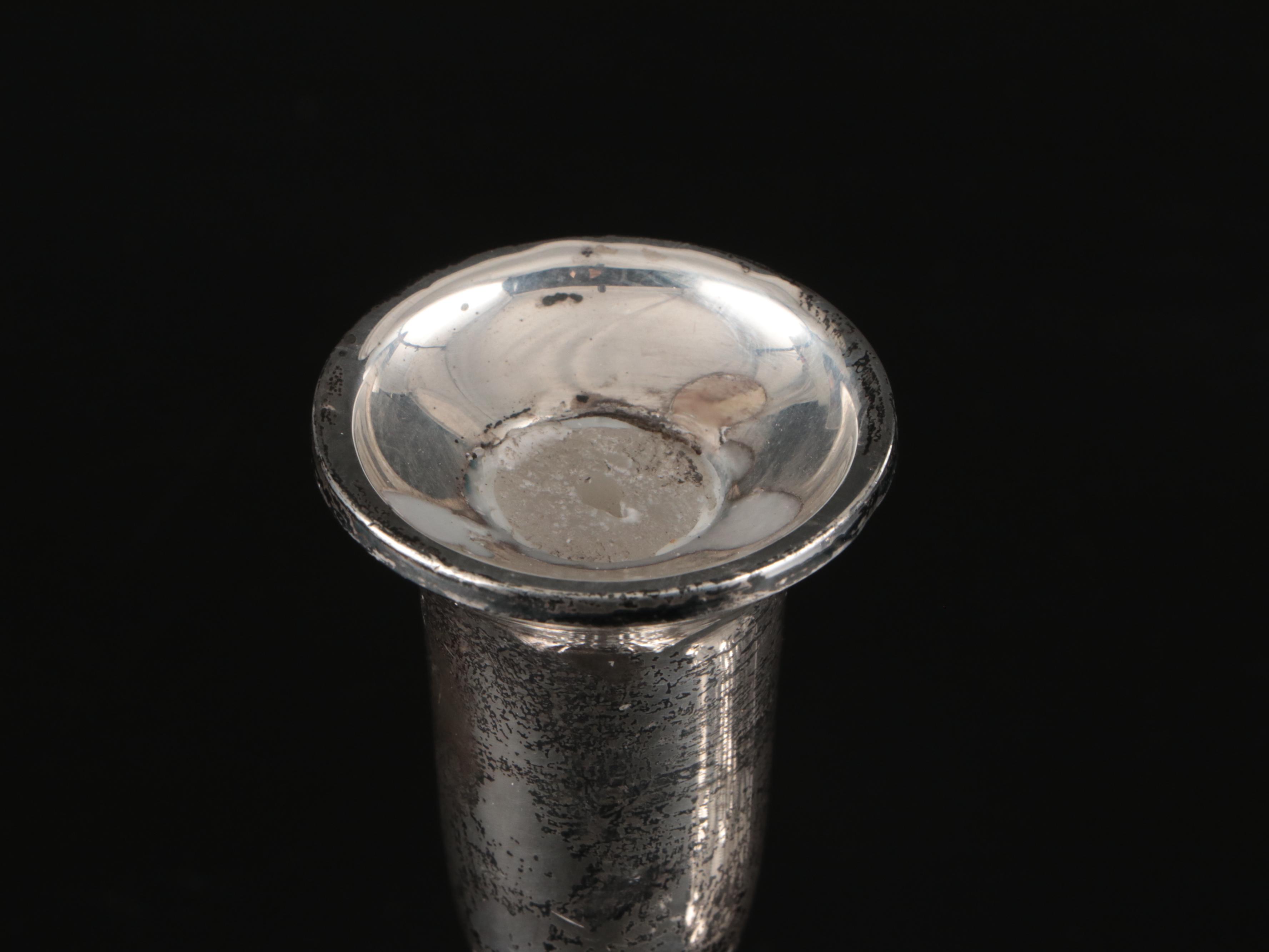 Towle Sterling Candle Holders, Empire Sterling Shakers, and Sterling Vanity Jar