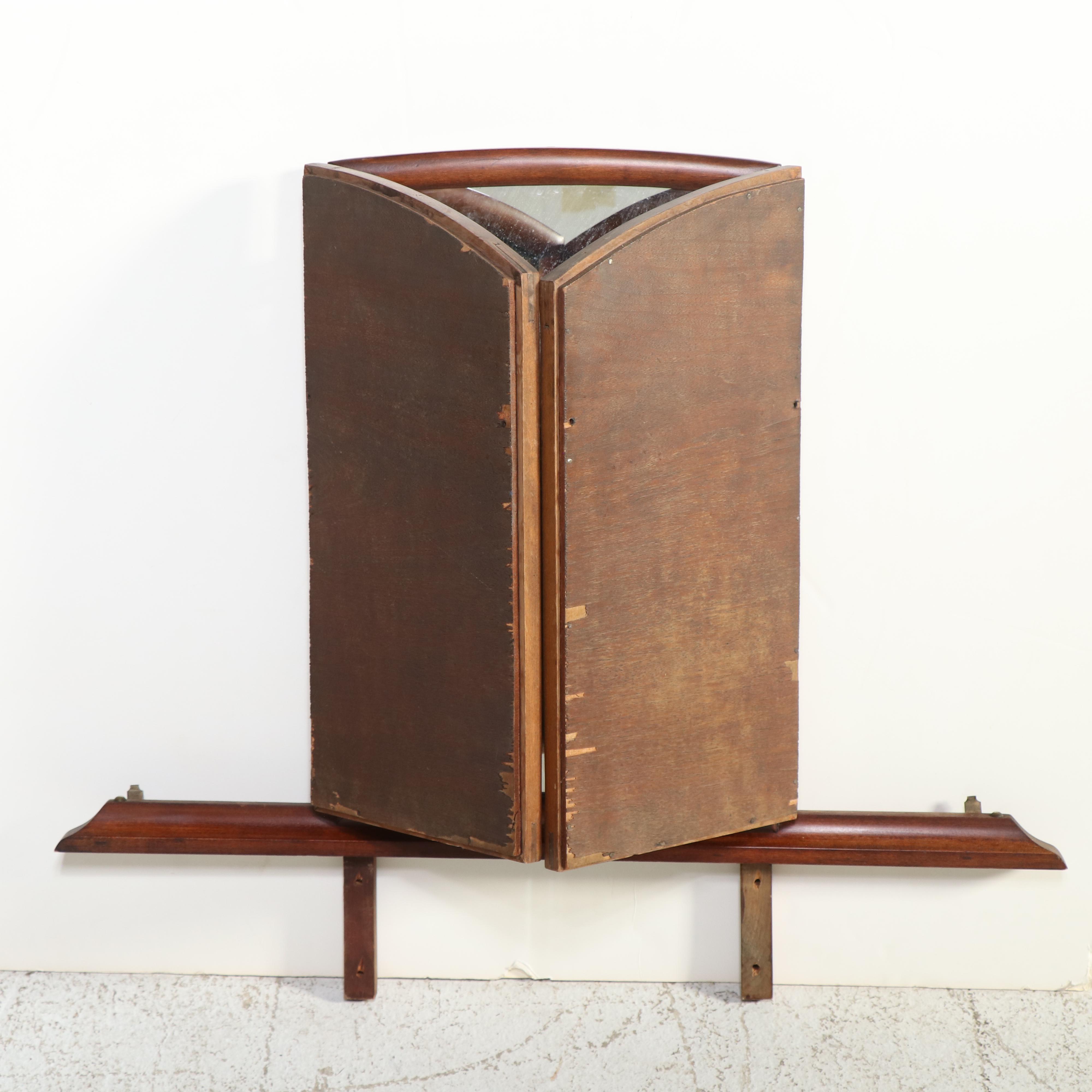 White Model 933 Sewing Machine Cabinet with Dresser Mirror, Mid-20th Century