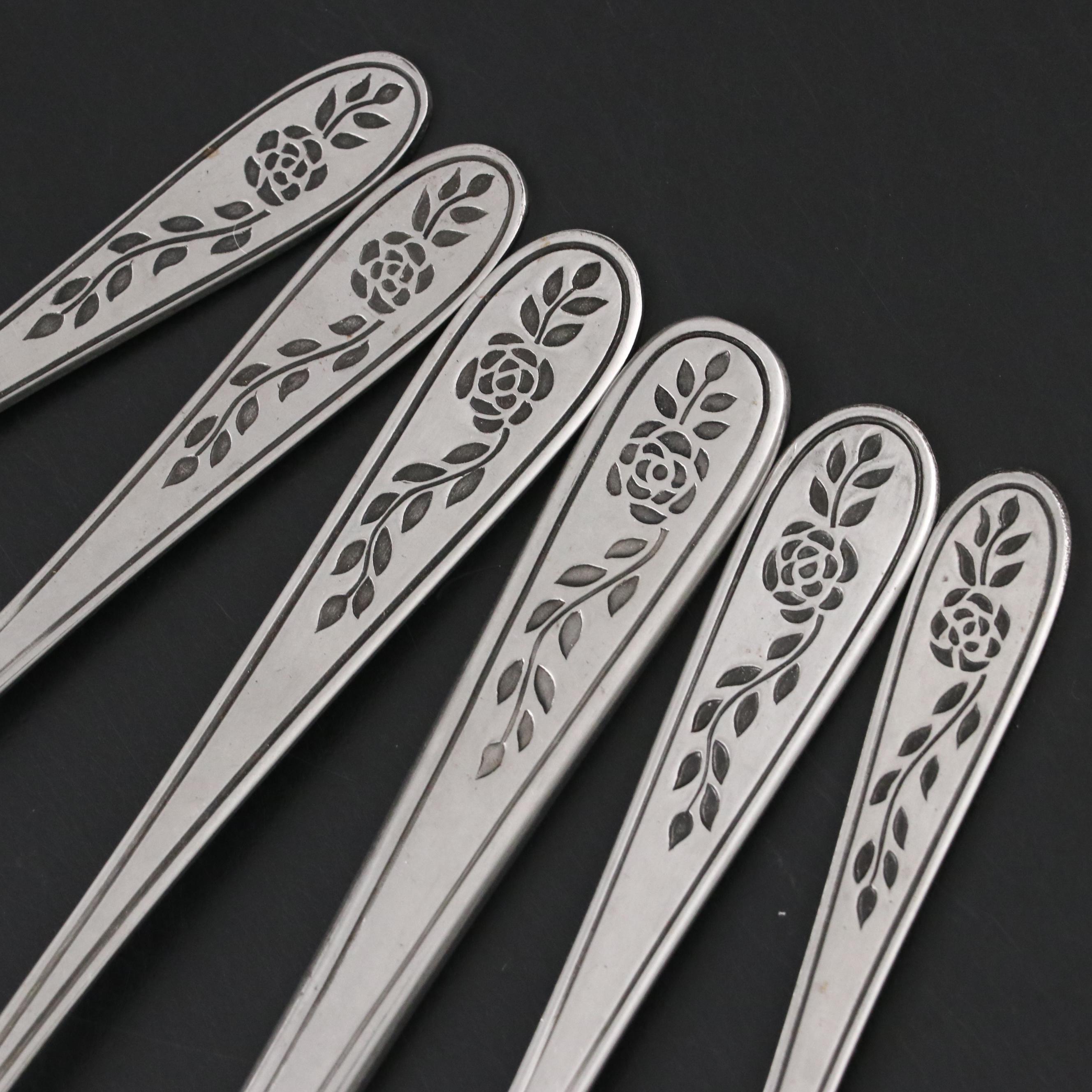 Stanley Roberts "Floral Trellis" Stainless Steel Flatware