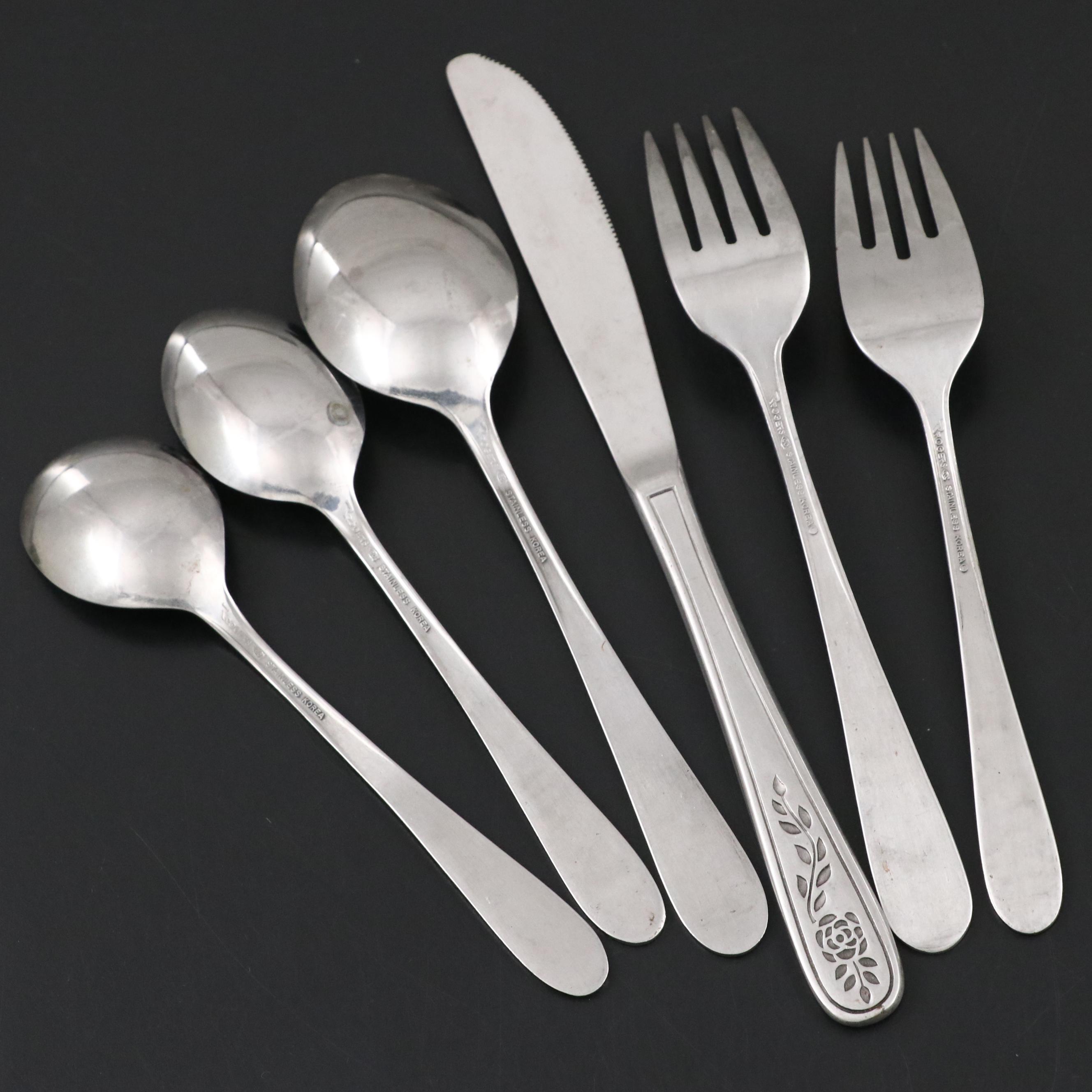 Stanley Roberts "Floral Trellis" Stainless Steel Flatware