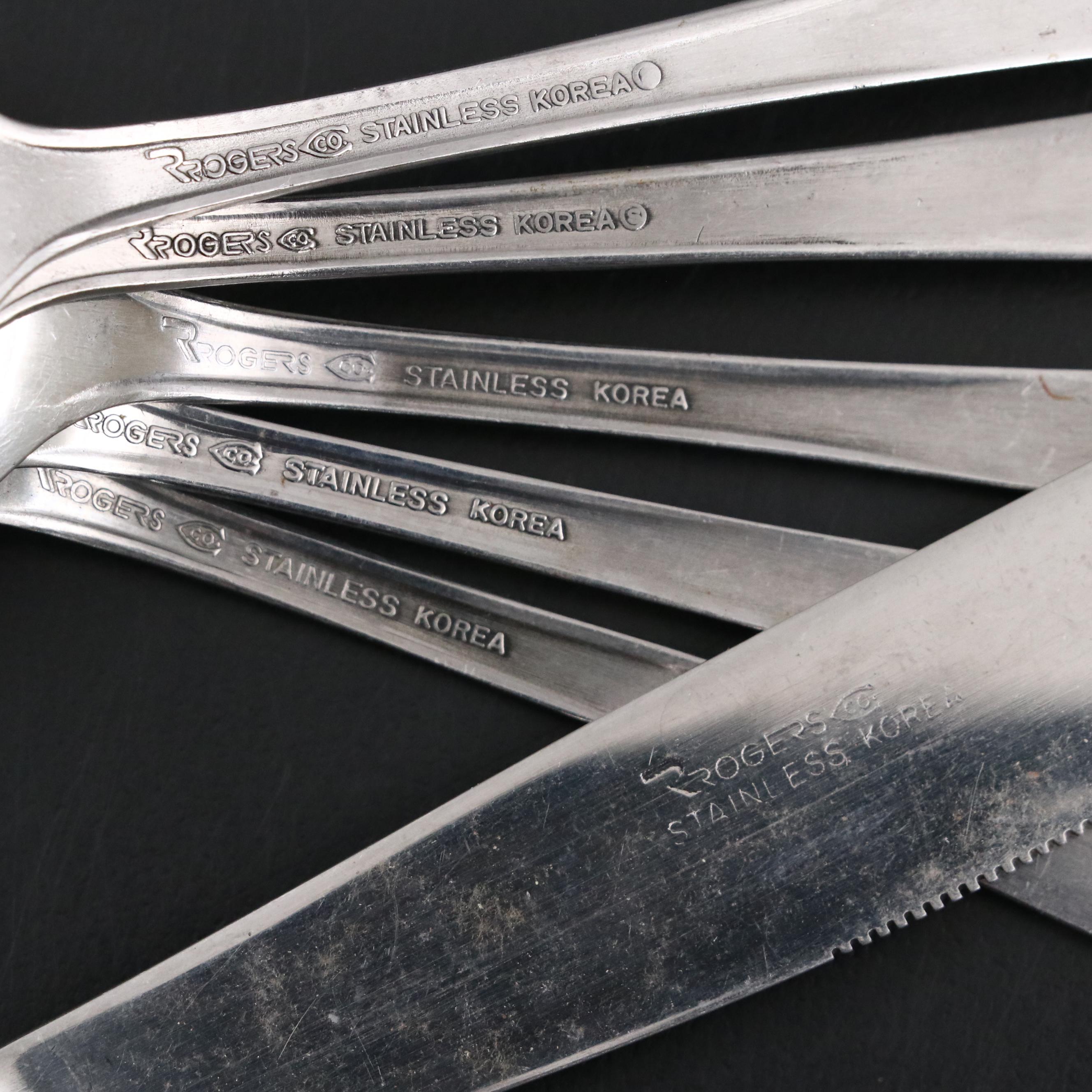 Stanley Roberts "Floral Trellis" Stainless Steel Flatware