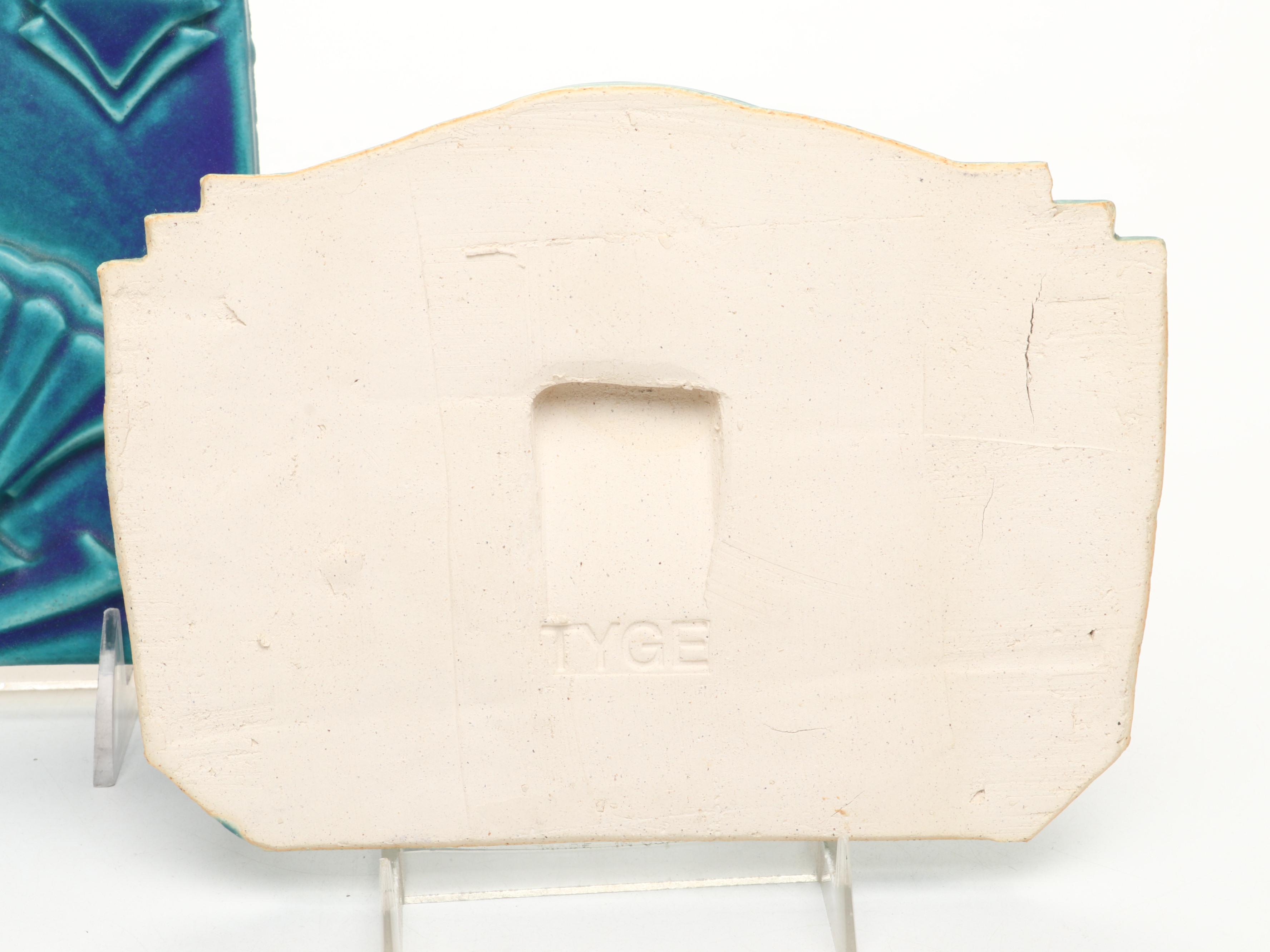 Pewabic and Tyge Pottery Decorative Ceramic Tiles