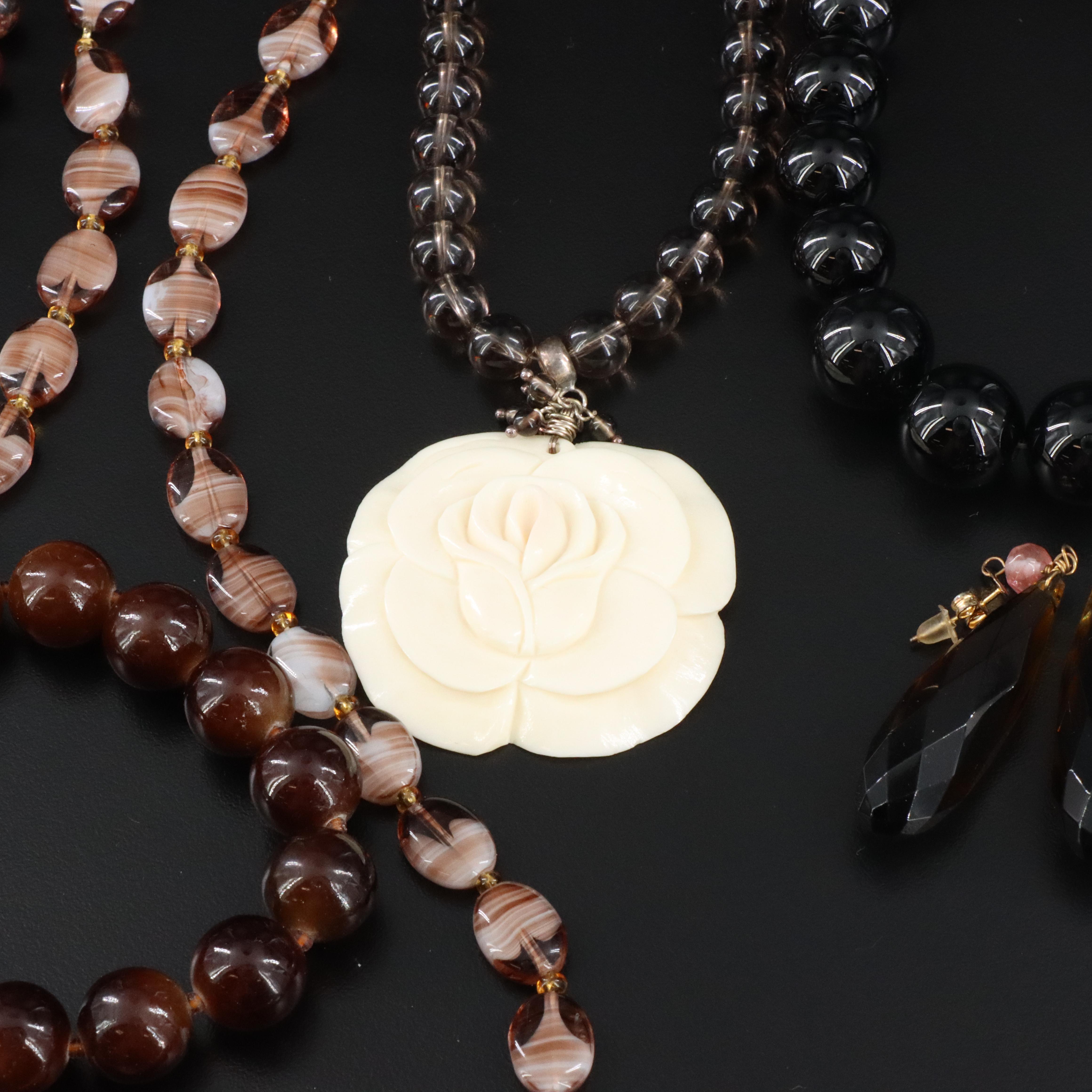Smoky Quartz, Jasper and Sterling Featured in Gemstone Jewelry Collection