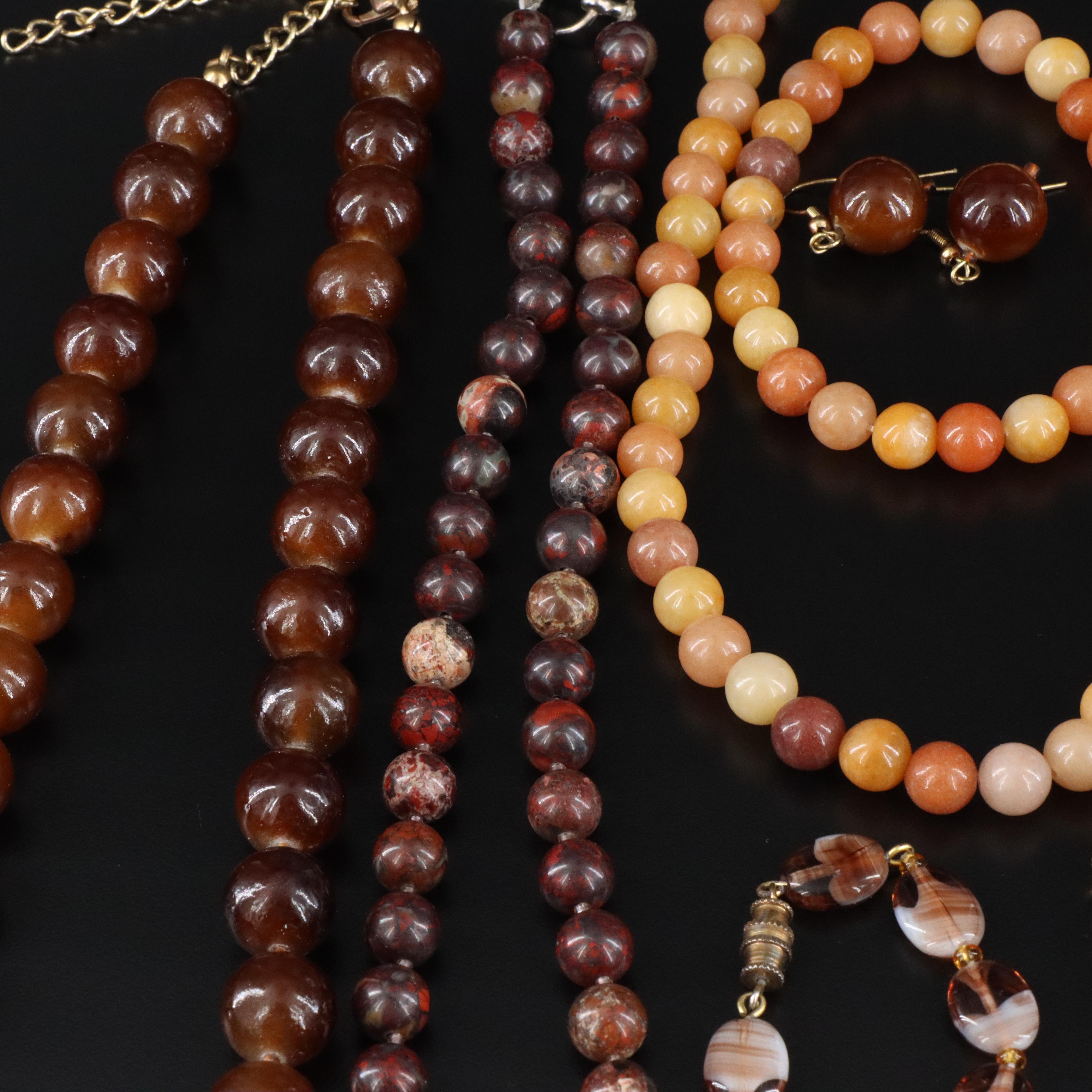 Smoky Quartz, Jasper and Sterling Featured in Gemstone Jewelry Collection