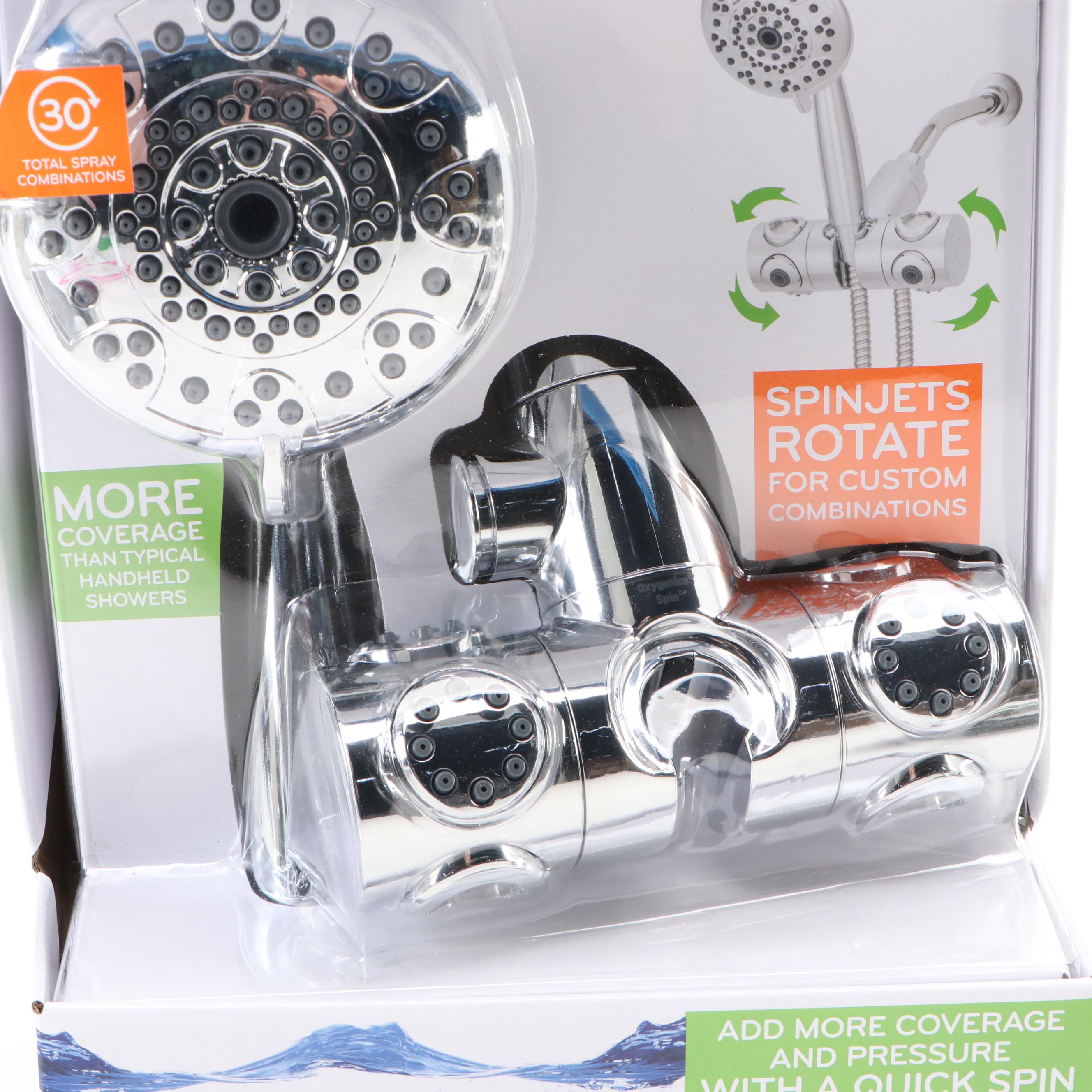 Oxygenics Dual Spin Hand Shower with PawSpa Pet Hand Shower