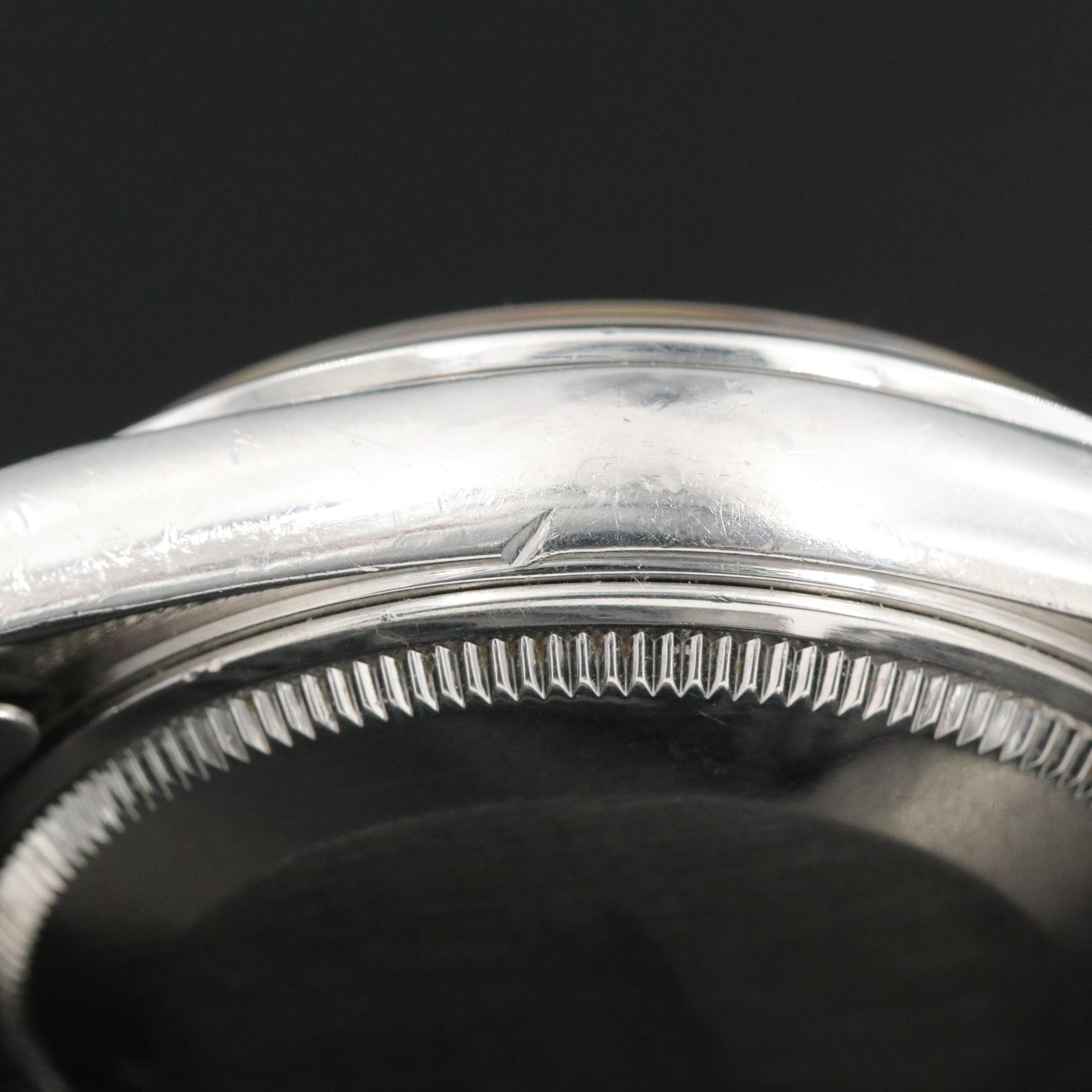 Rolex Air-King 14000M Silver Dial 34mm Steel Automatic Watch