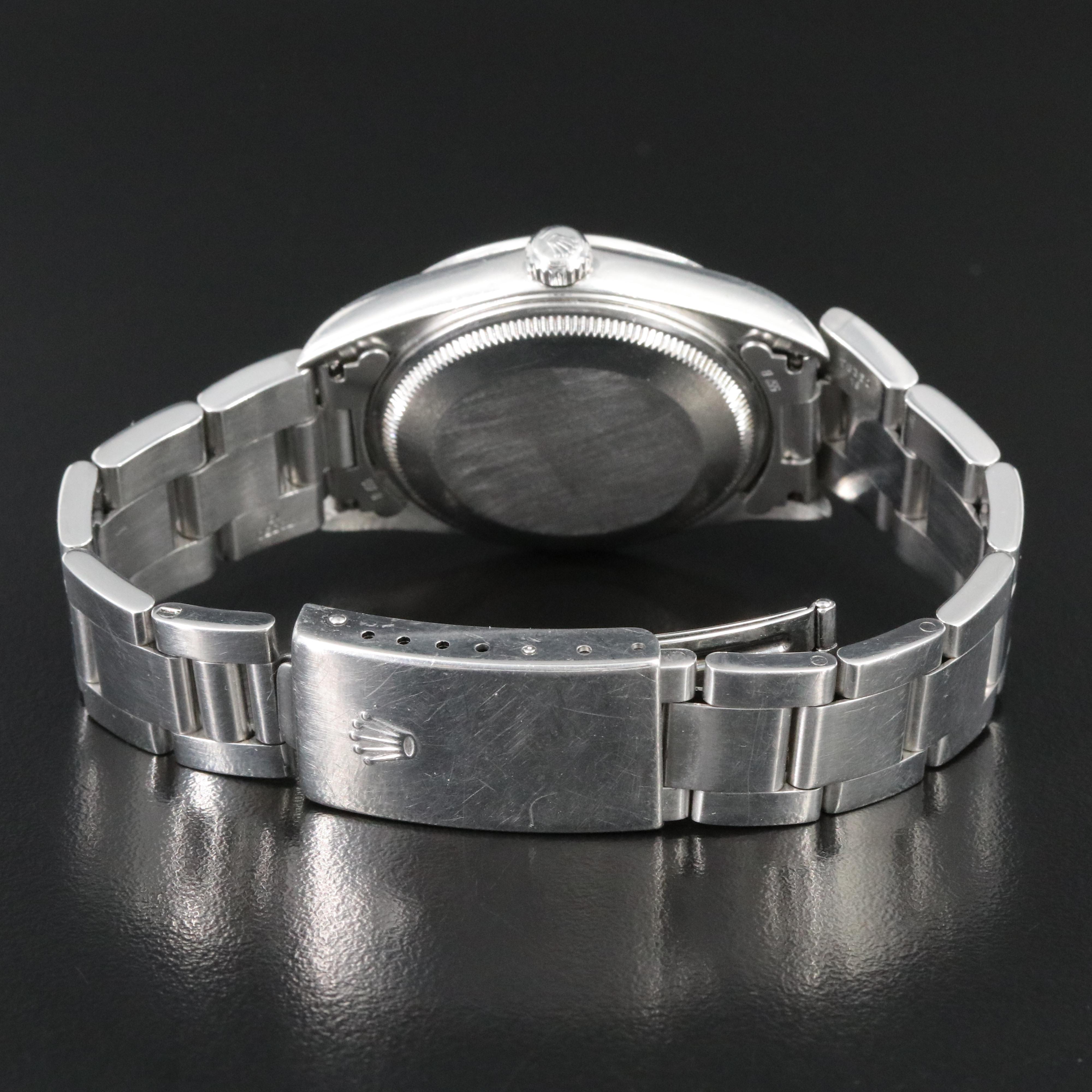 Rolex Air-King 14000M Silver Dial 34mm Steel Automatic Watch