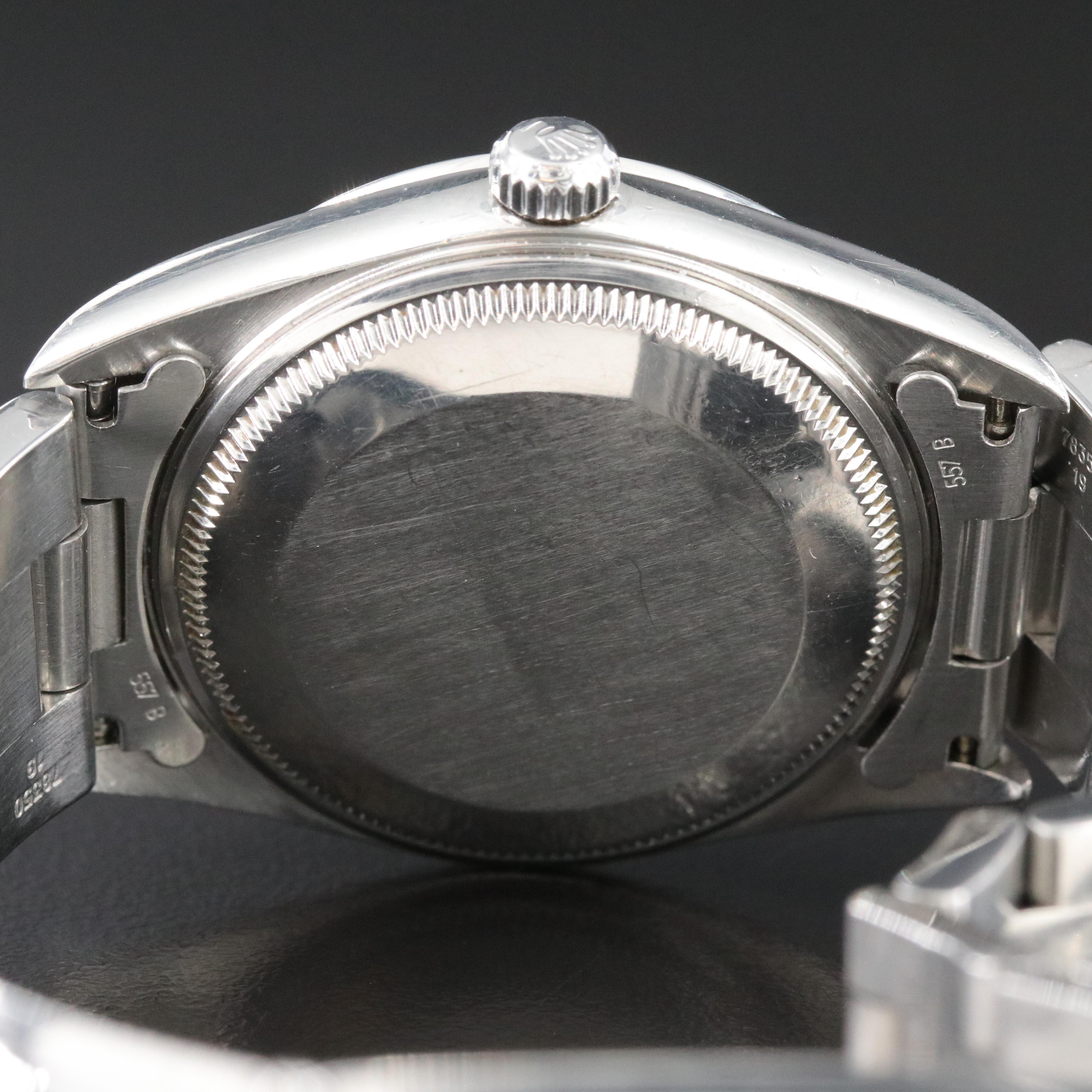 Rolex Air-King 14000M Silver Dial 34mm Steel Automatic Watch