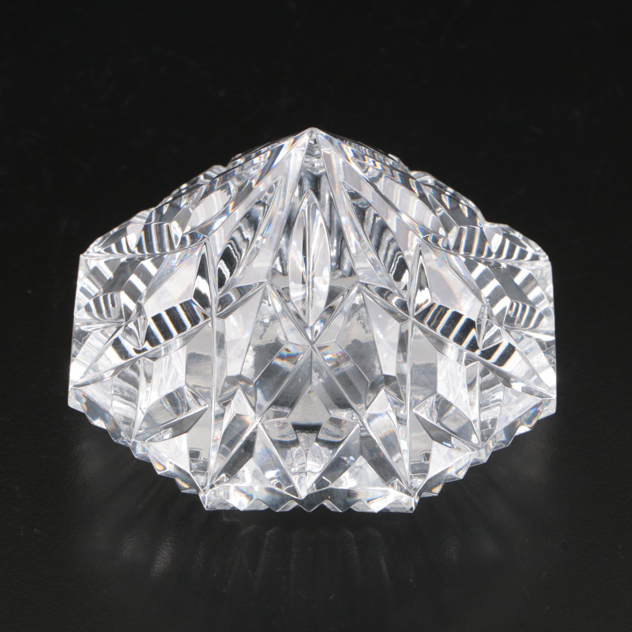 Petrossian Silver Plated Platter and Caviar Server with Waterford Desk Clocks