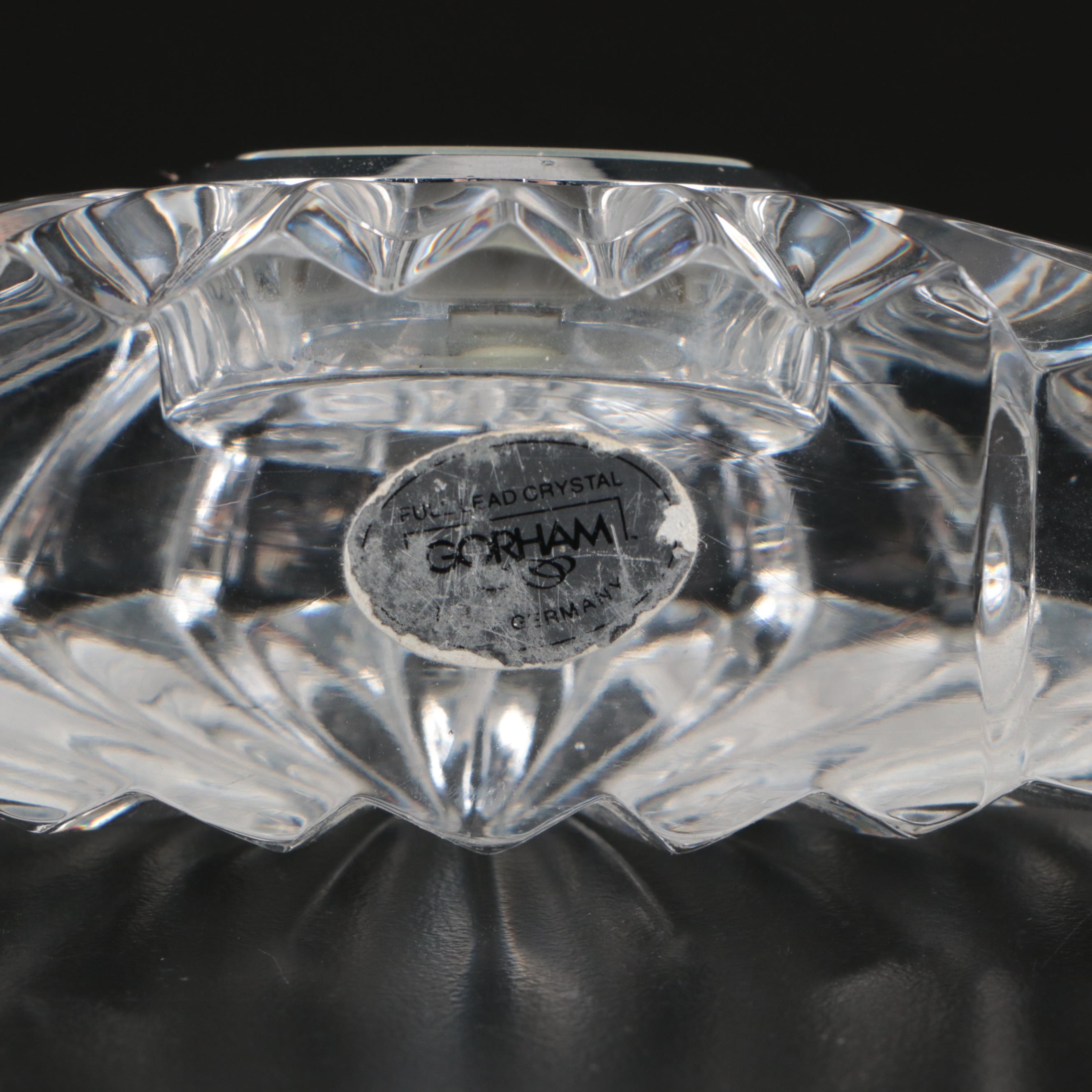 Petrossian Silver Plated Platter and Caviar Server with Waterford Desk Clocks