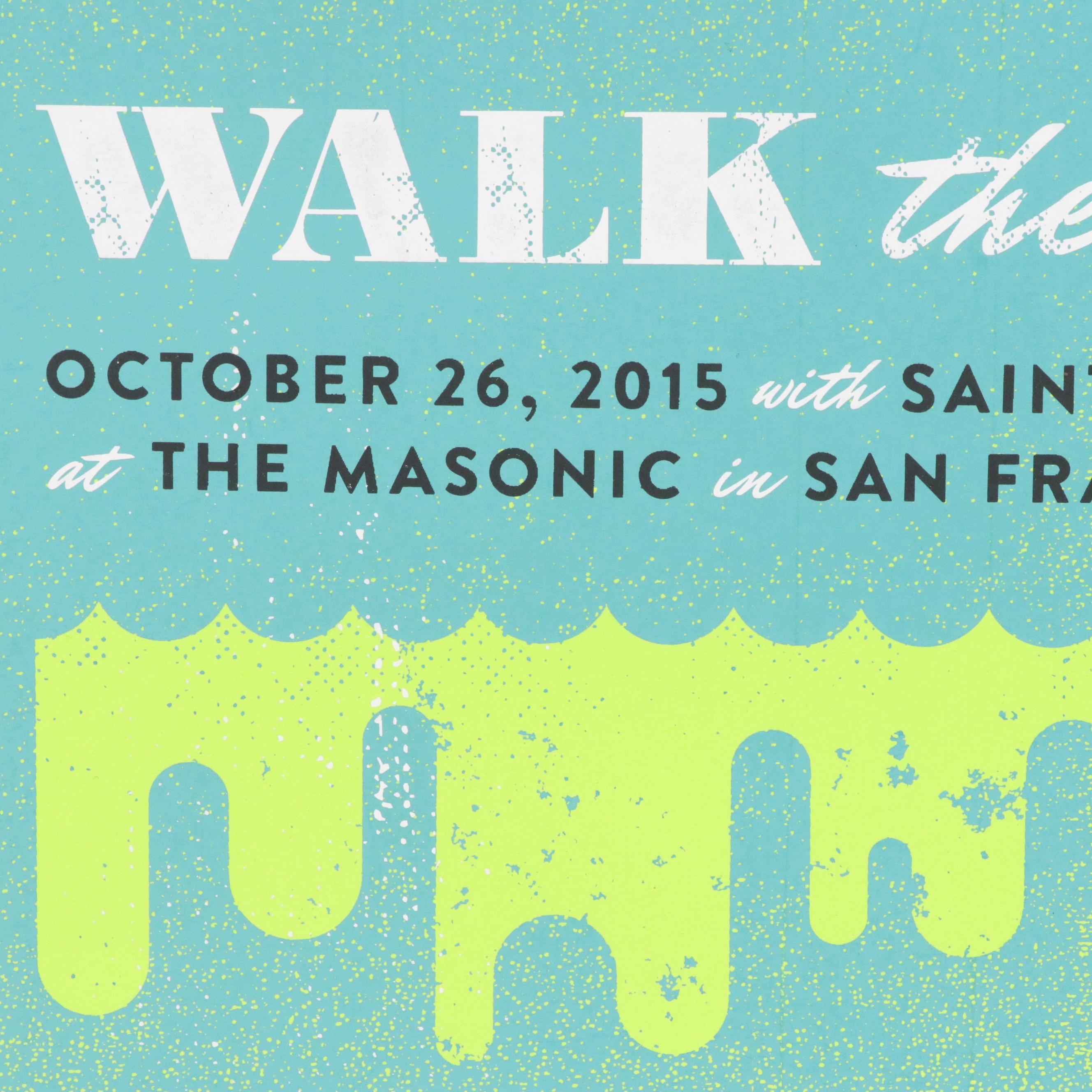 Two Charlie Wagers Serigraph Event Posters Including "Walk the Moon"