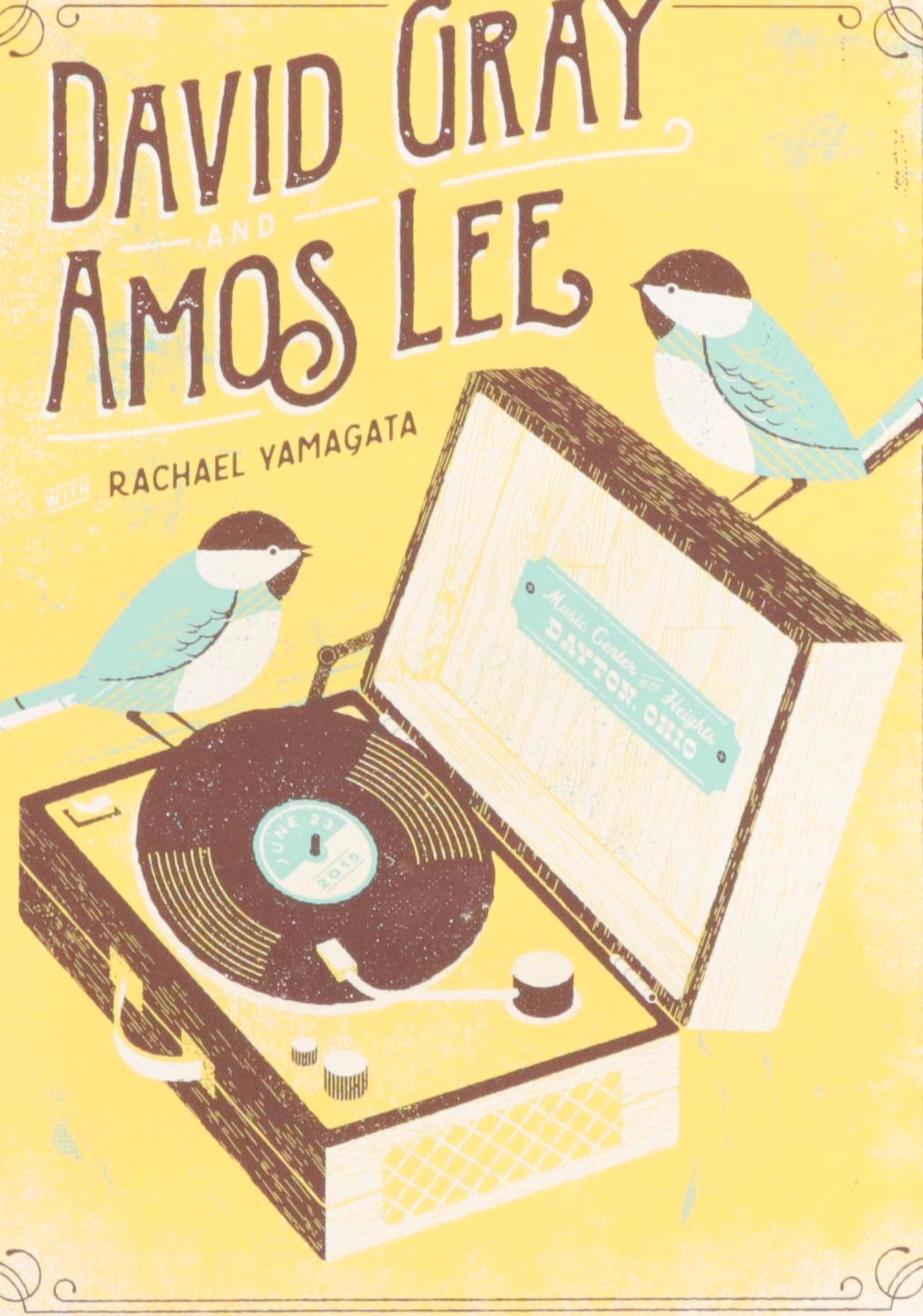 Two Charlie Wagers Serigraph Event Posters Including "Walk the Moon"