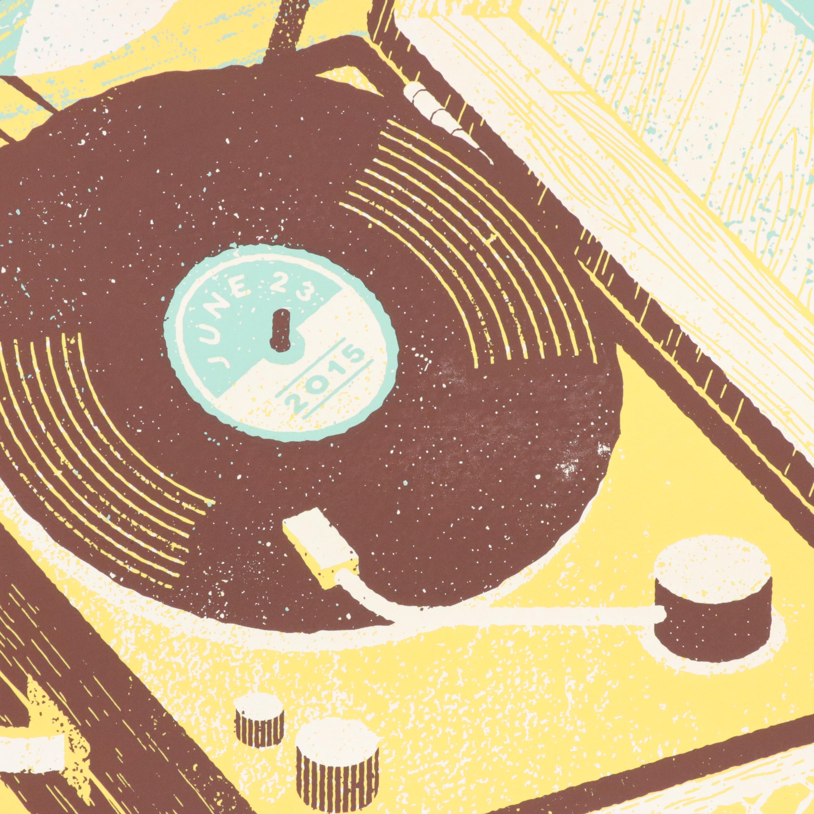 Two Charlie Wagers Serigraph Event Posters Including "Walk the Moon"