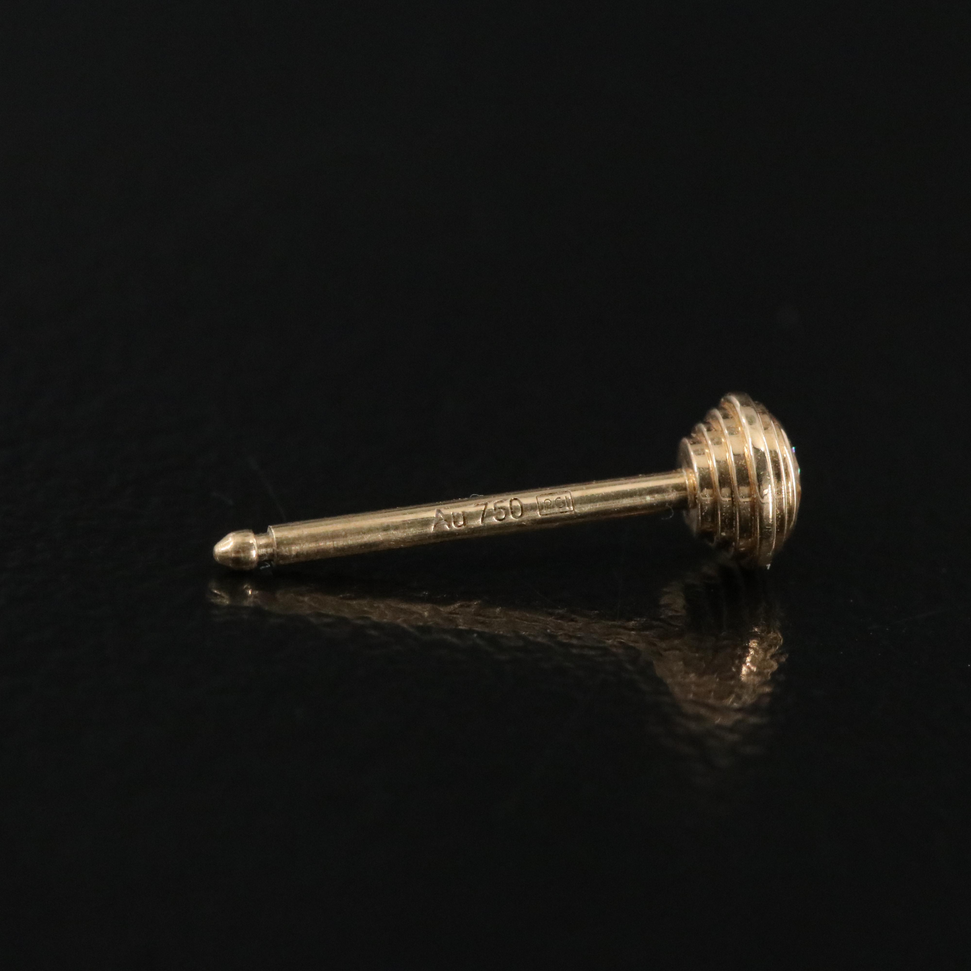 Cartier D'Amour 18K Diamond Stud Earrings
