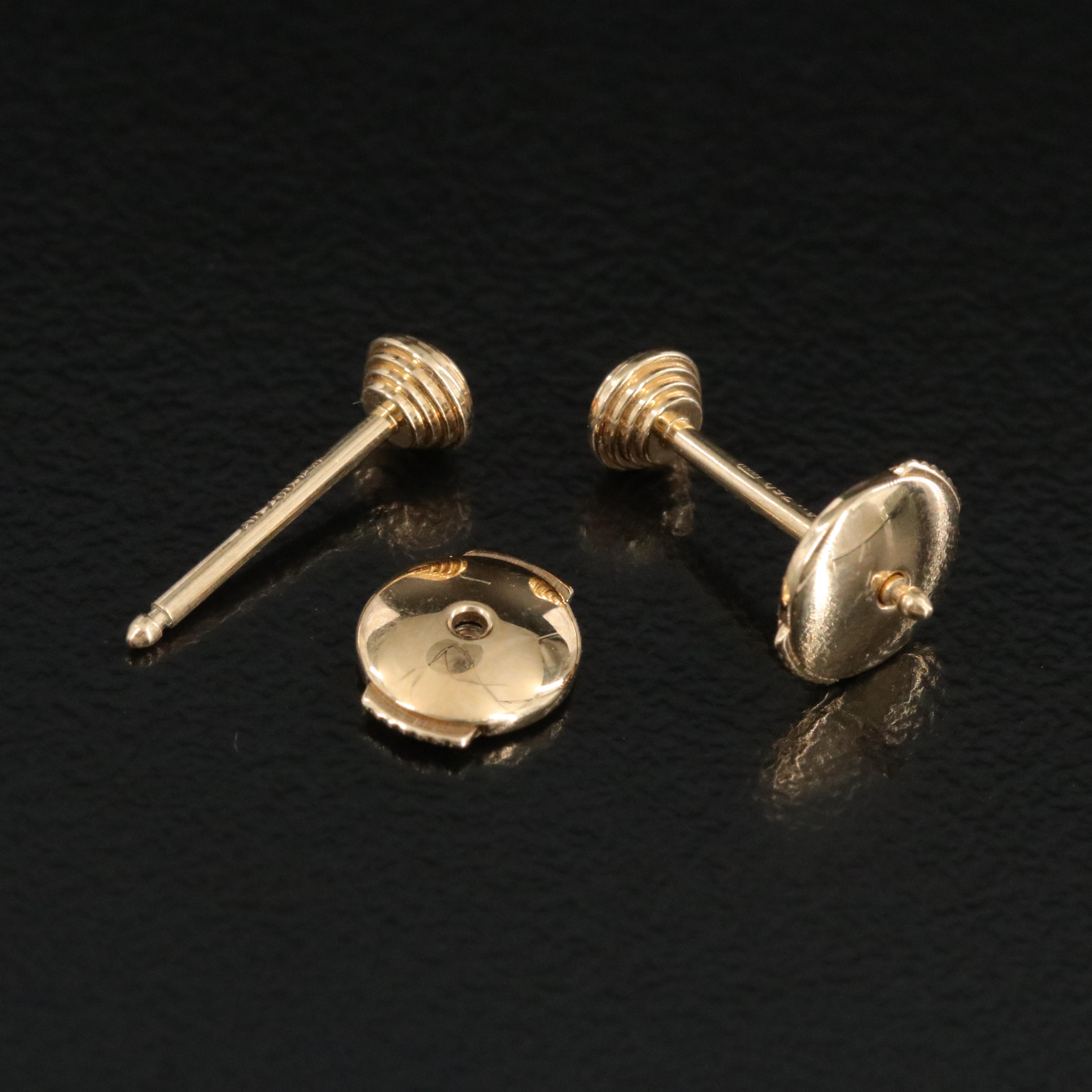 Cartier D'Amour 18K Diamond Stud Earrings