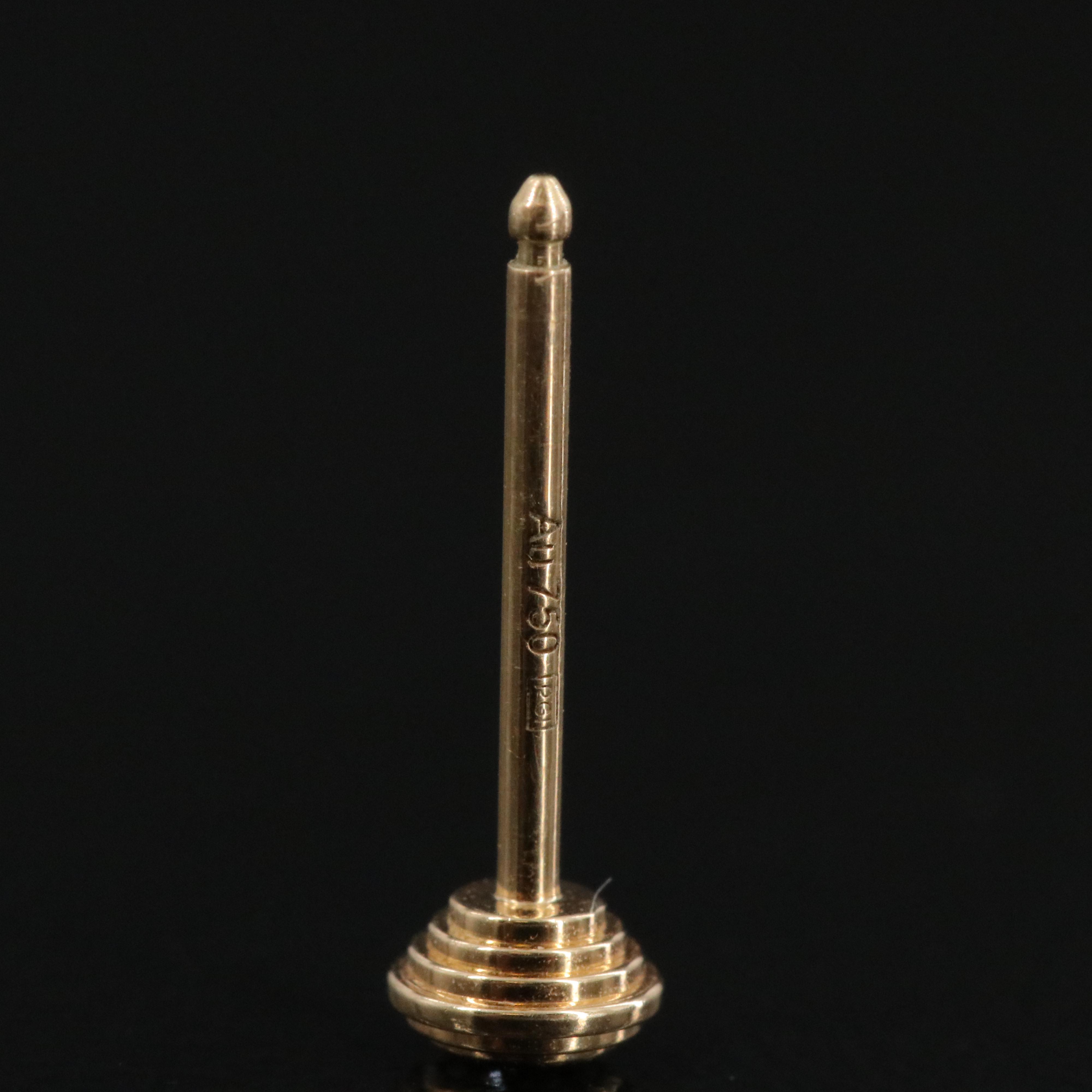 Cartier D'Amour 18K Diamond Stud Earrings