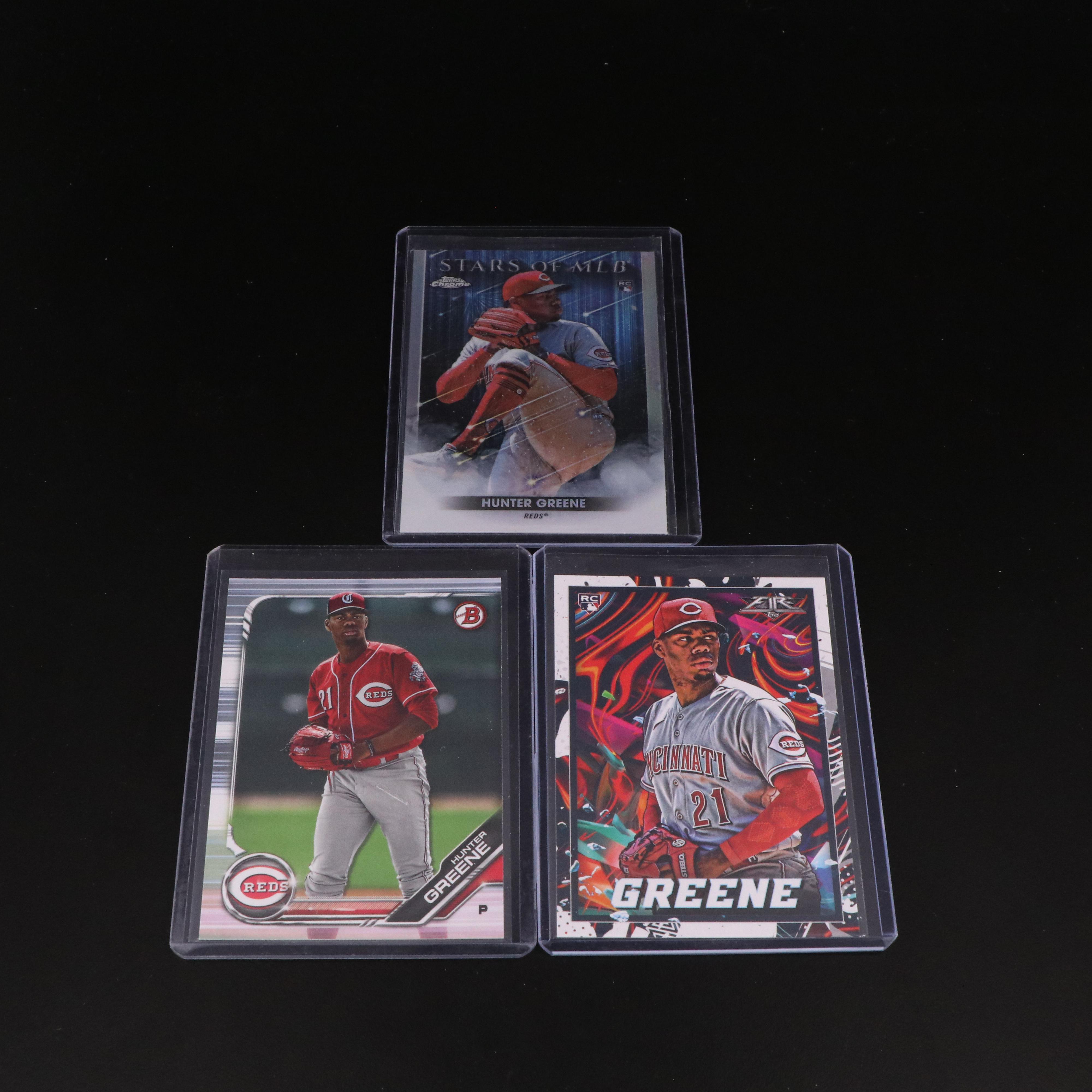 Hunter Greene Signed, Rookie, and Prospect Cincinnati Reds Baseball Cards