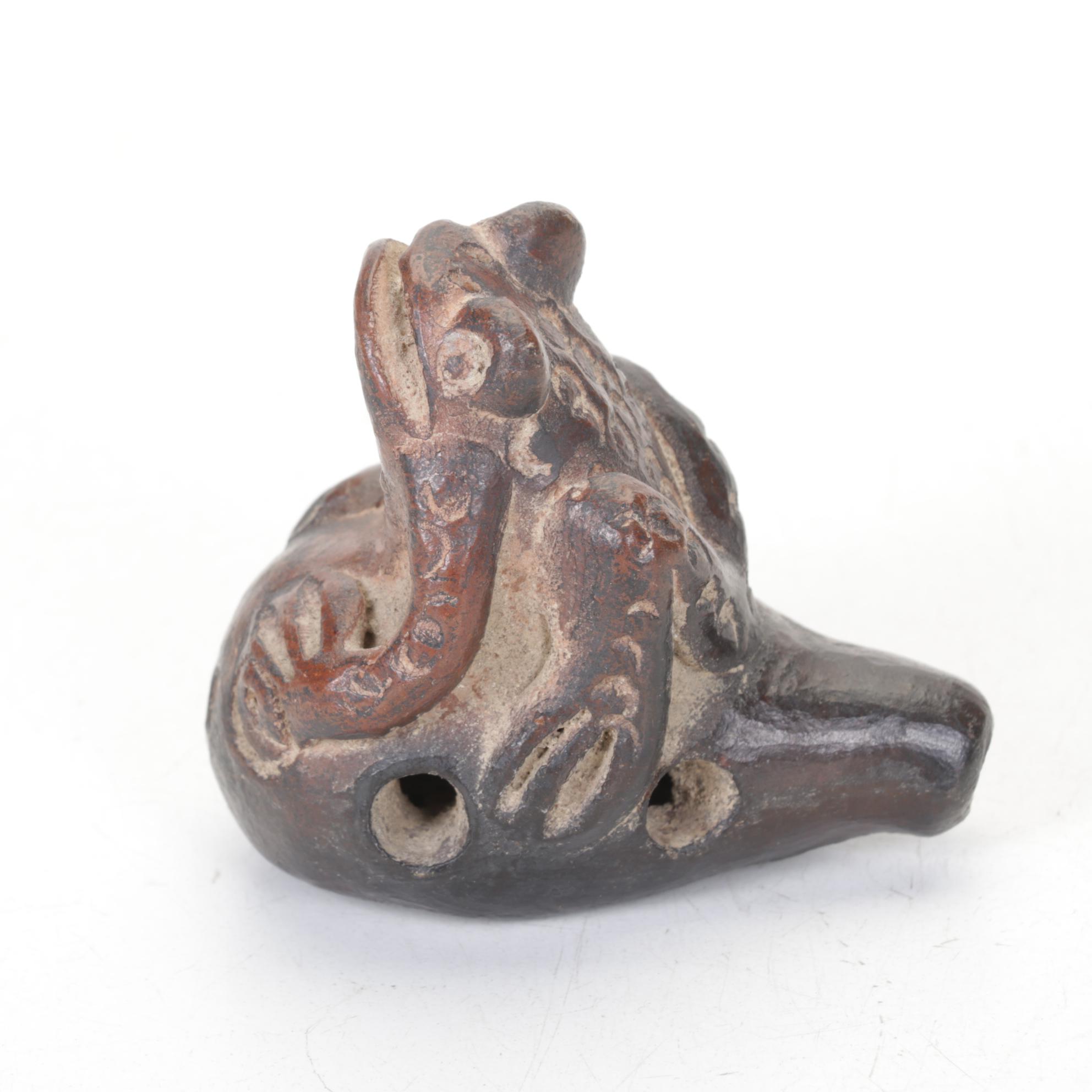 Handcrafted Stone Frog Whistle