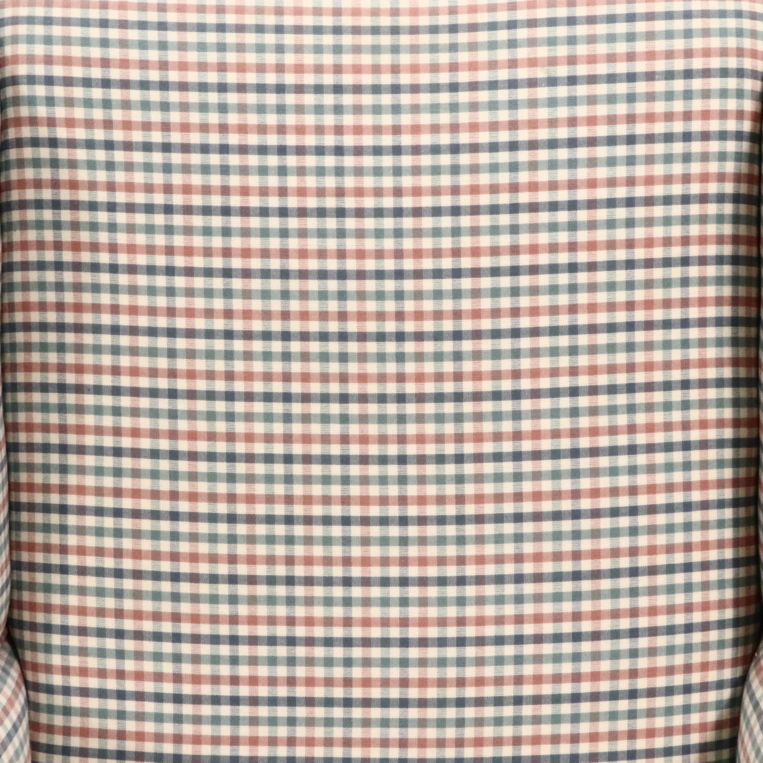 Pair of Chippendale Style Custom-Upholstered Wingback Chairs