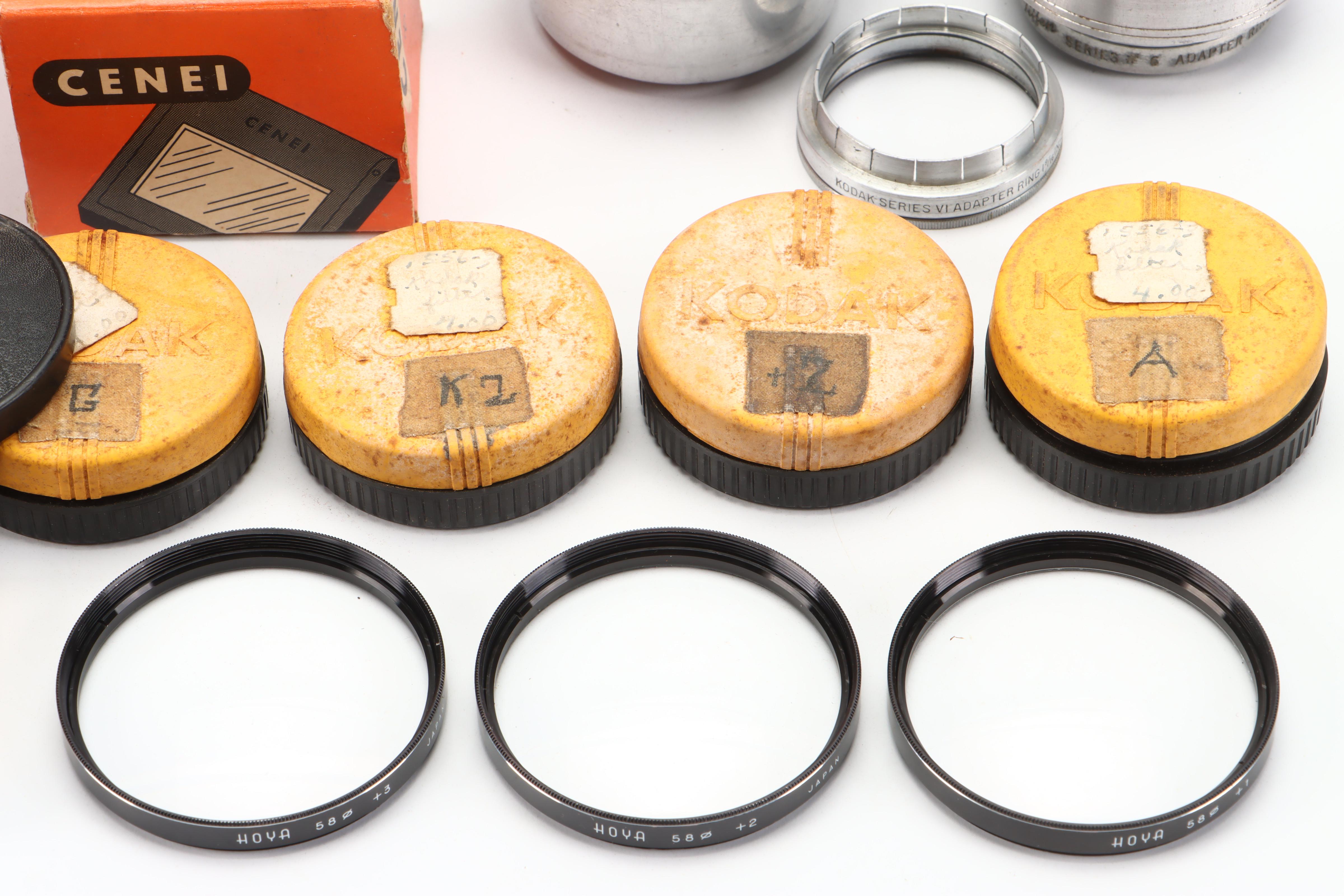 Kodak Retina Reflex III and Pentax SLR Camera with Lenses, Cases and More